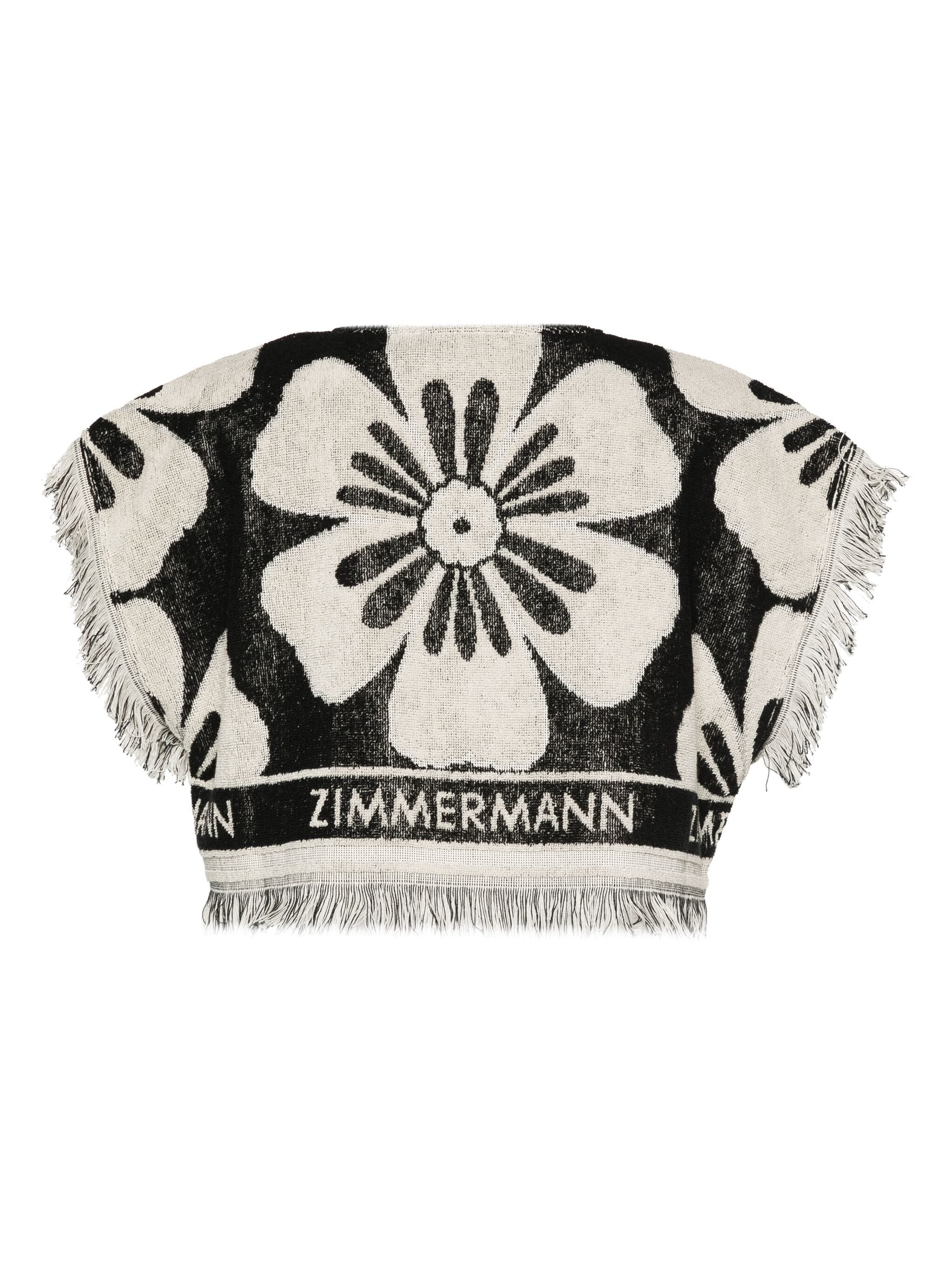 ZIMMERMANN HALLIDAY COTTON CROP TOP