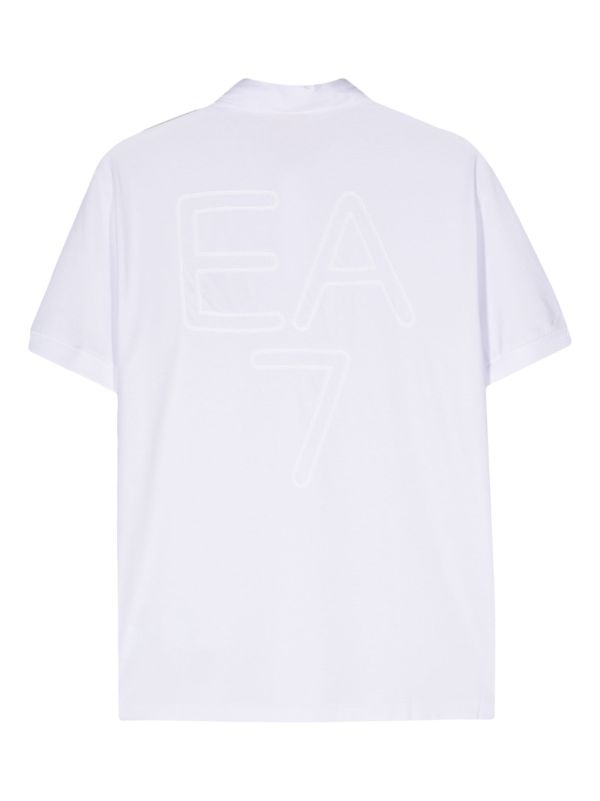 EA7 EMPORIO ARMANI APPLIQUÉ-LOGO POLO SHIRT