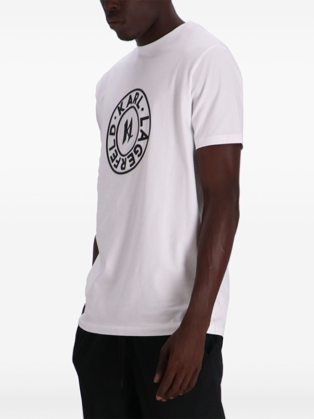 KARL LAGERFELD CIRCLE LOGO T-SHIRT