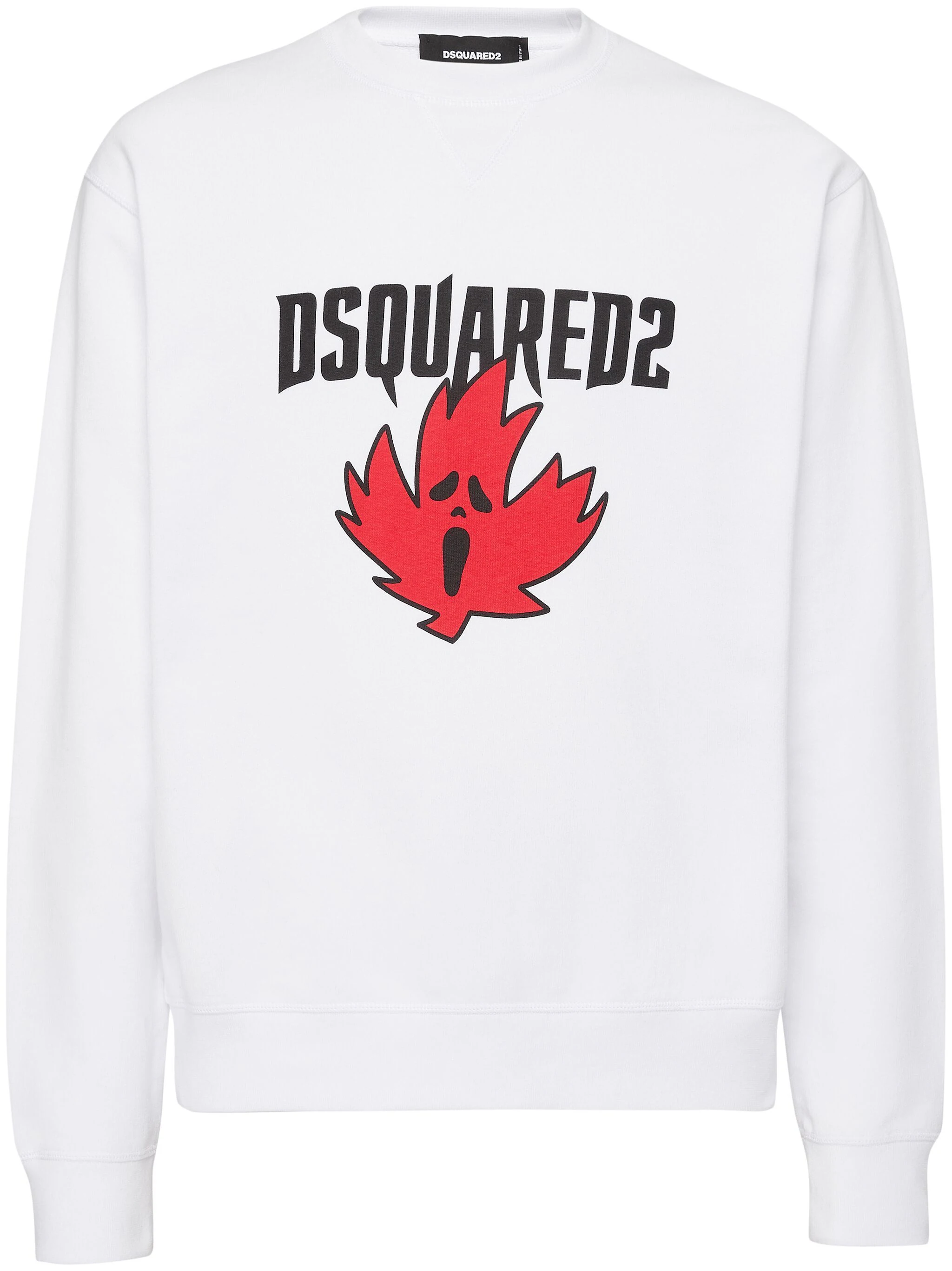 DSQUARED2 LOGO-PRINT COTTON SWEATSHIRT