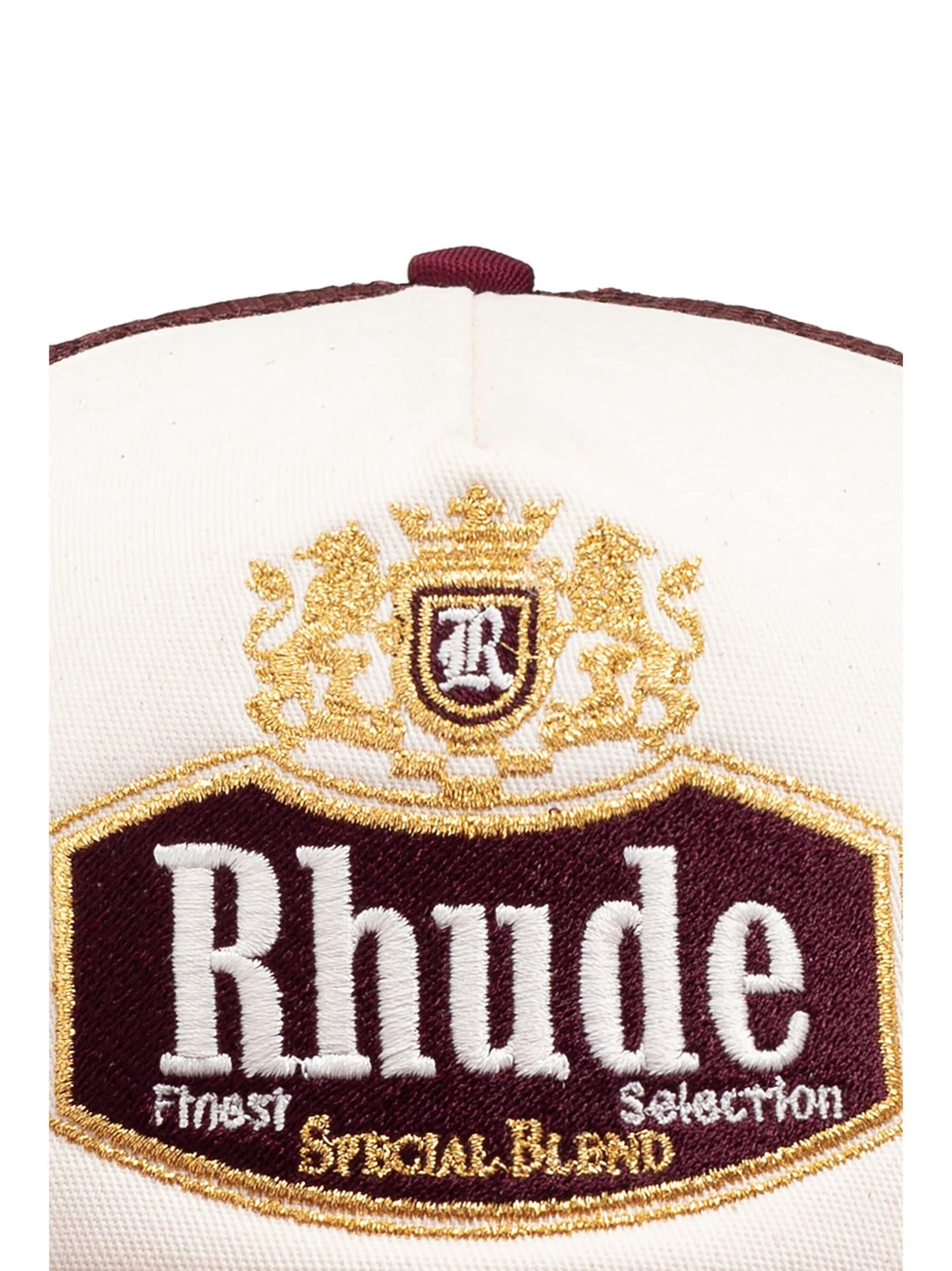 RHUDE EMBROIDERED-LOGO CAP