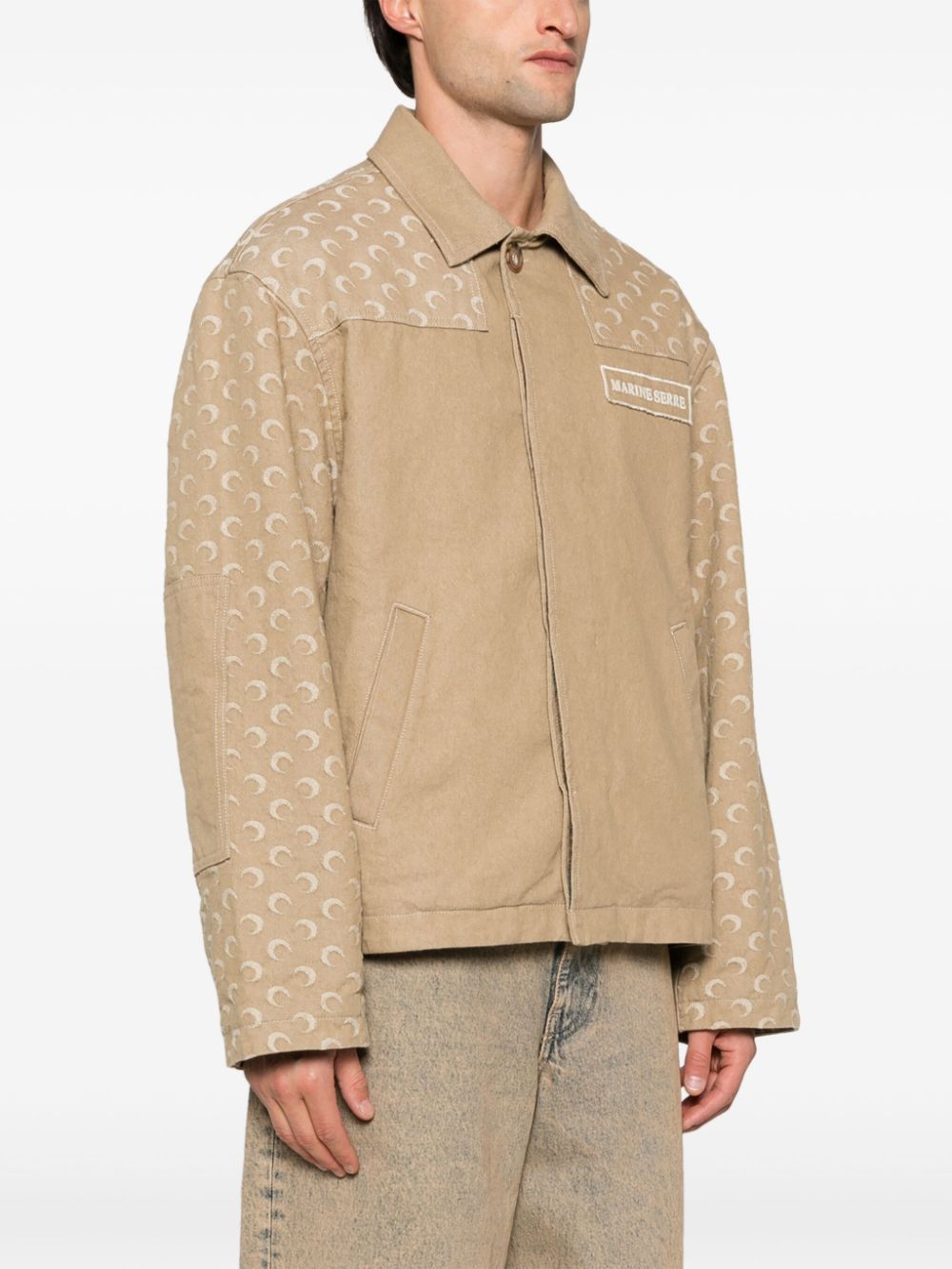 MARINE SERRE MOON MOTIF JACQUARD JACKET