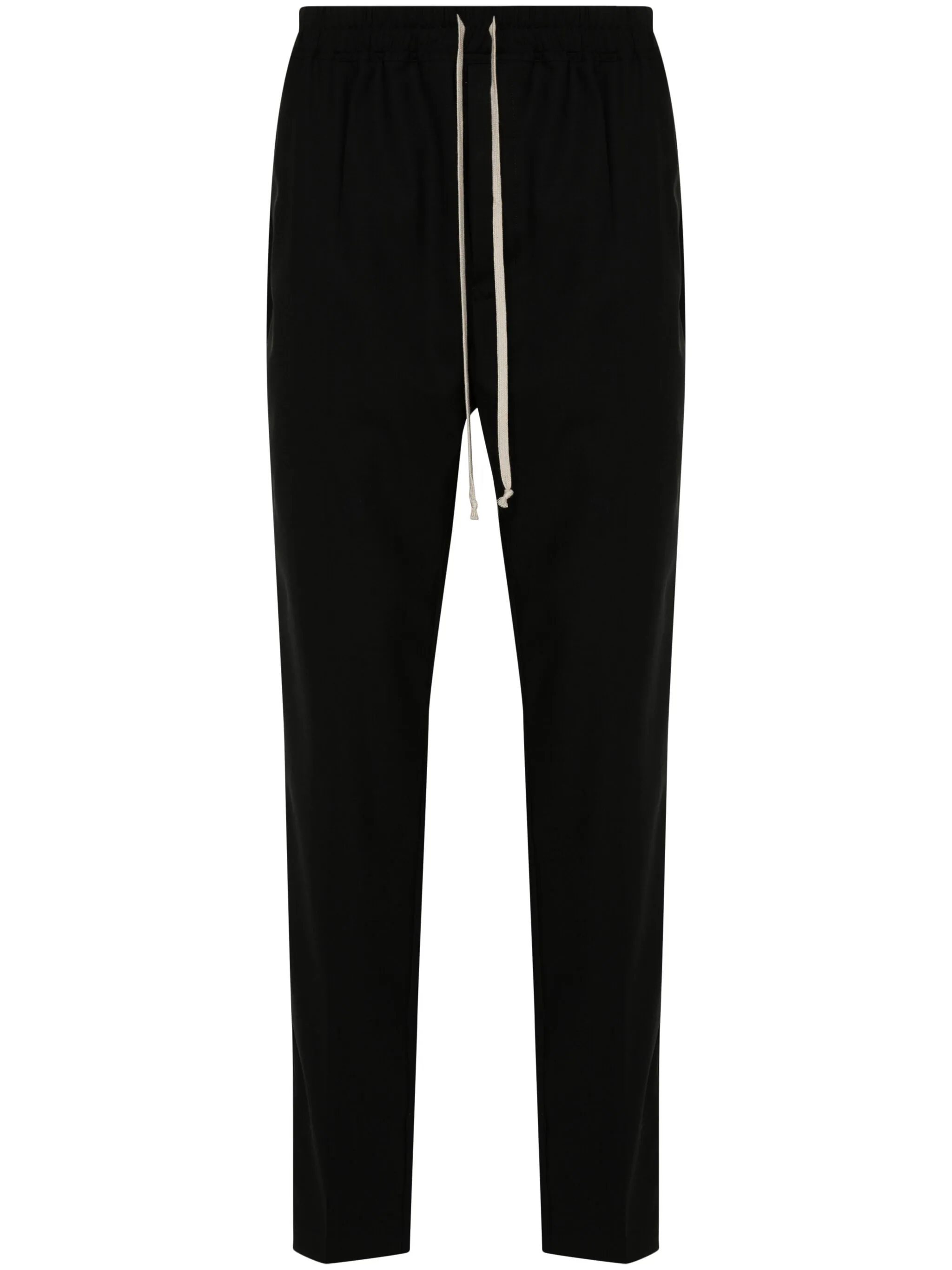 RICK OWENS ELASTICATED-WAISTBAND TROUSERS