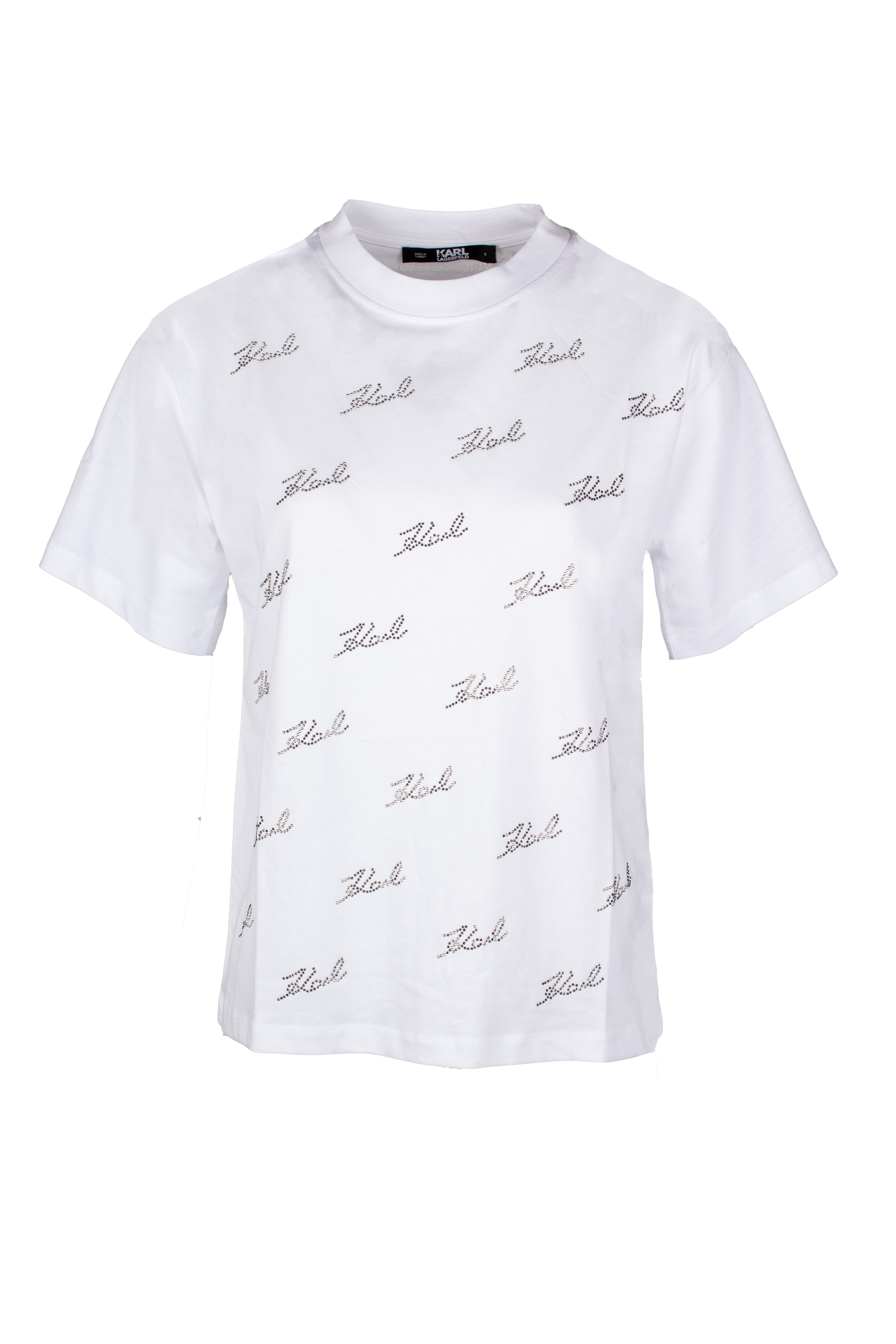 KARL LAGERFELD RHINESTONE KARL T-SHIRT