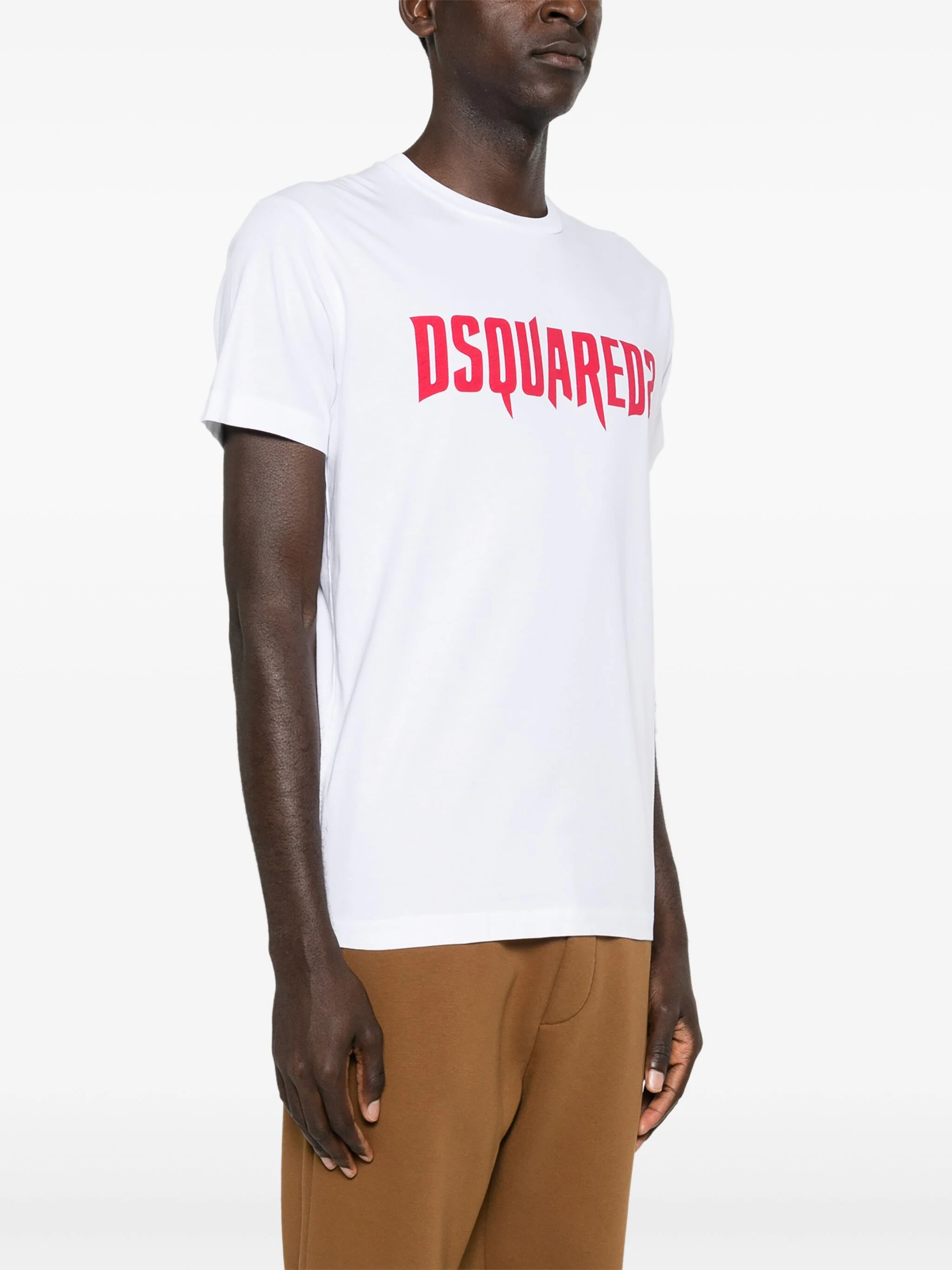 DSQUARED2 LOGO-PRINT COTTON T-SHIRT