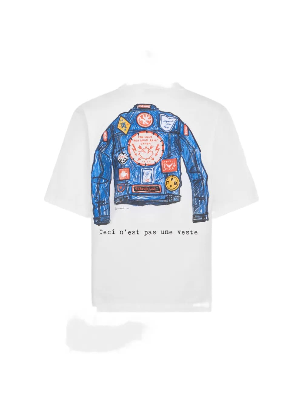 CAMISETA DSQUARED2 ESTAMPADA