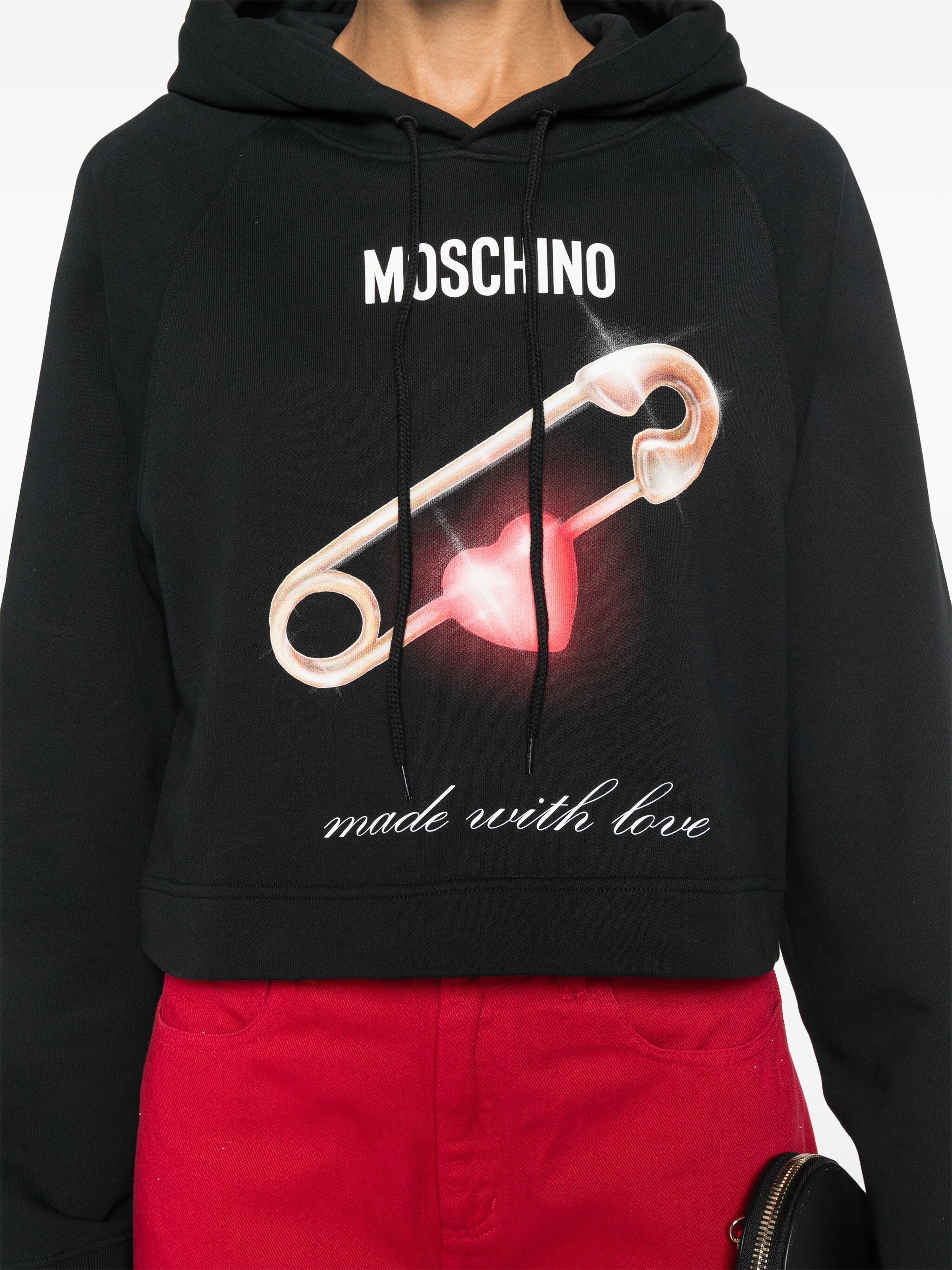 MOSCHINO HOODIE WITH LOGO