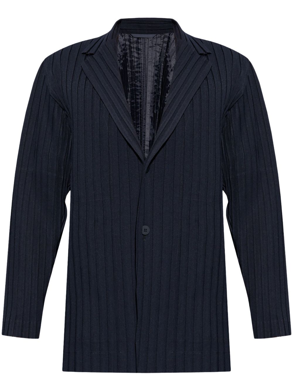 HOMME PLISSE ISSEY MIYAKE V-NECK PLISSÉ JACKET