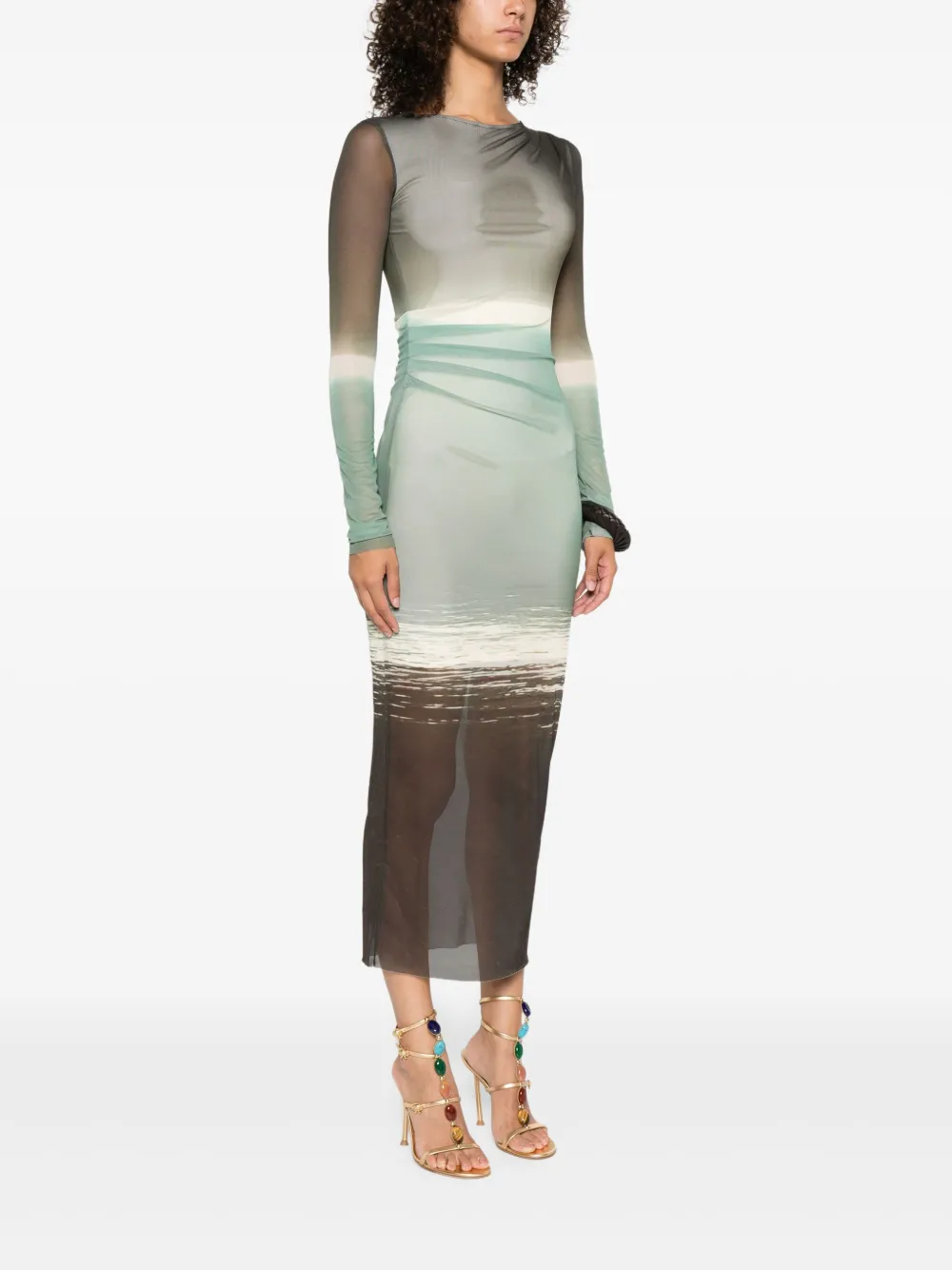 VESTIDO PATRIZIA PEPE DEGRADADO