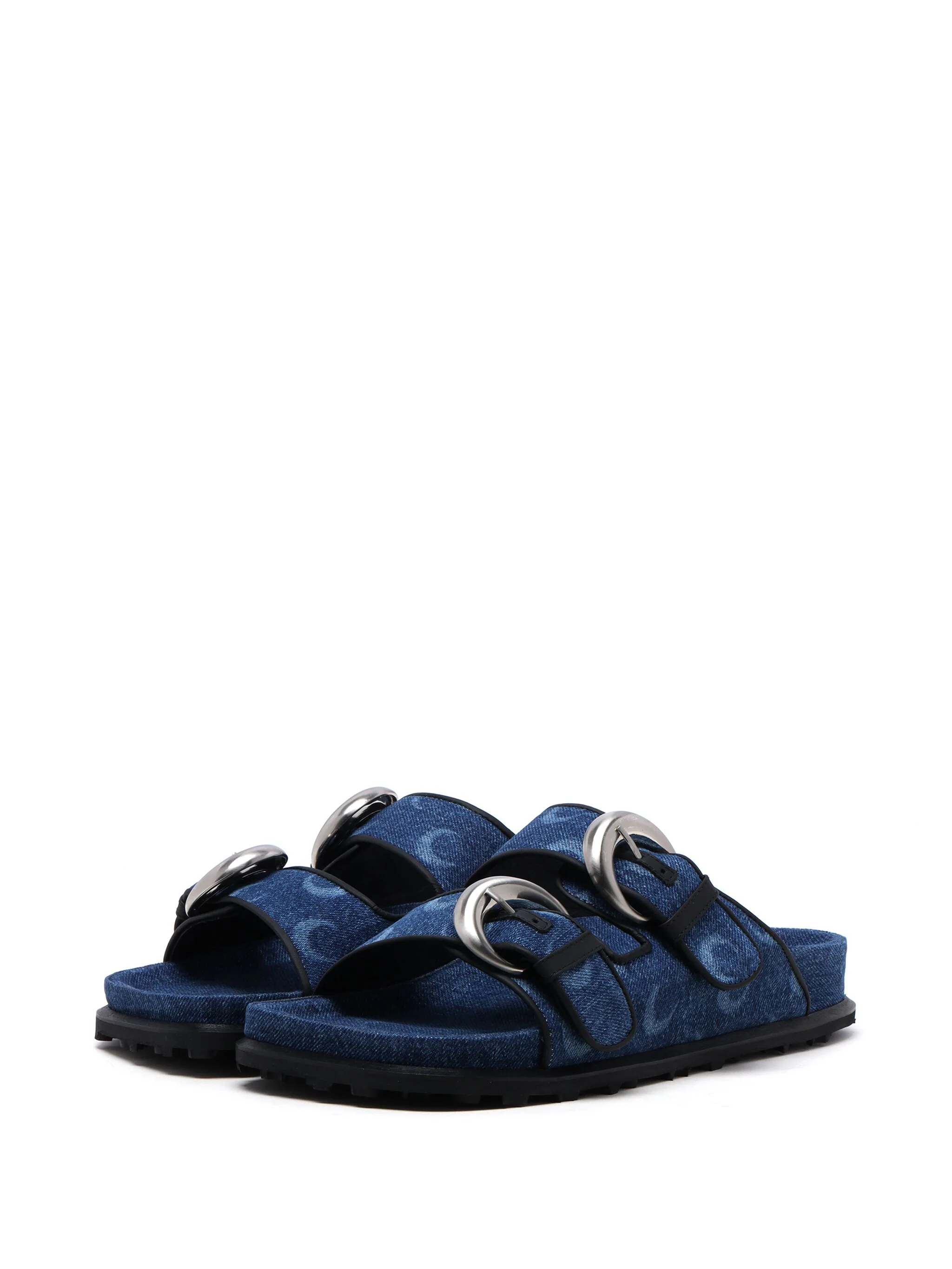 MARINE SERRE MOON PRINT SANDALS