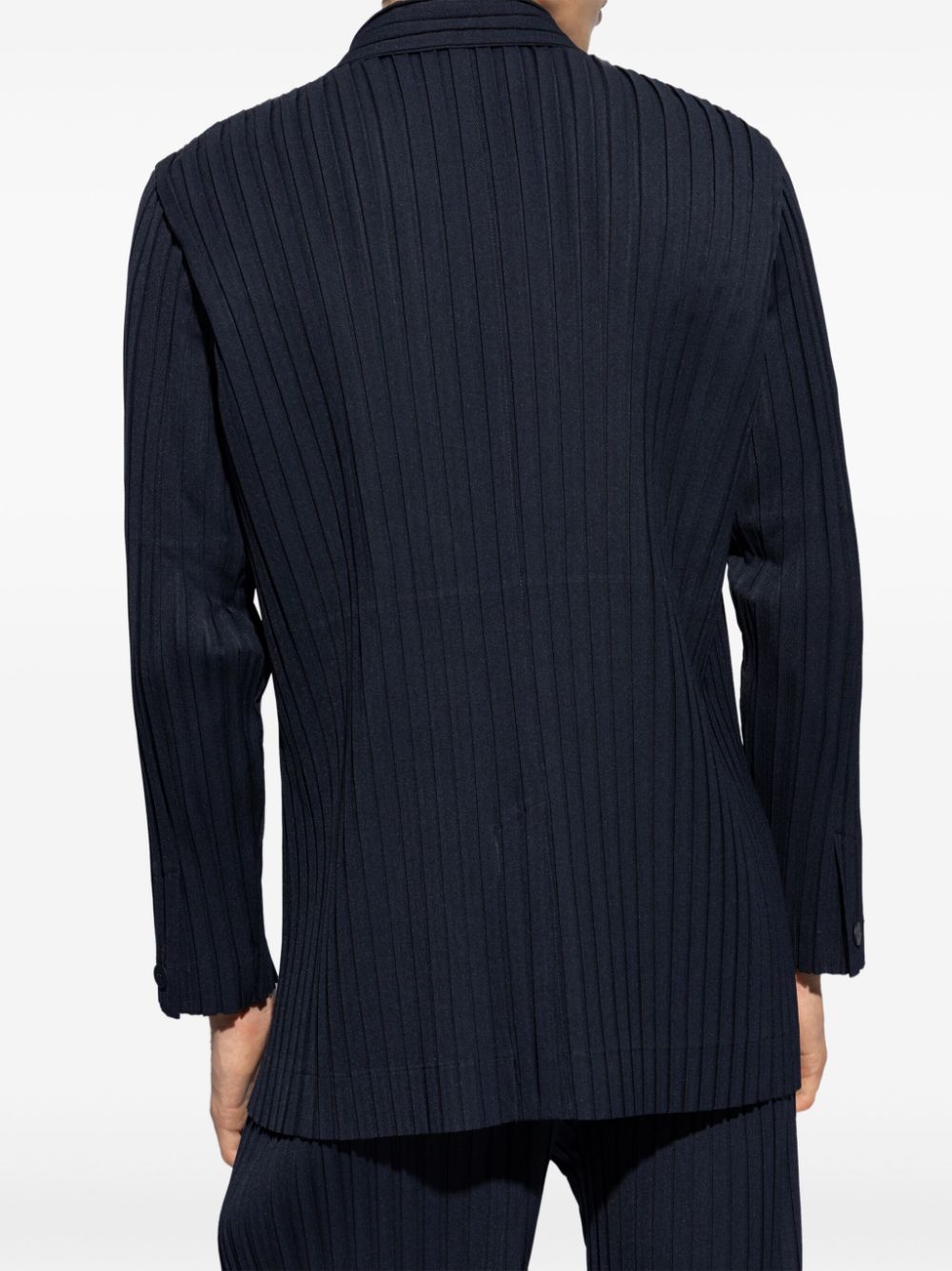 HOMME PLISSE ISSEY MIYAKE V-NECK PLISSÉ JACKET