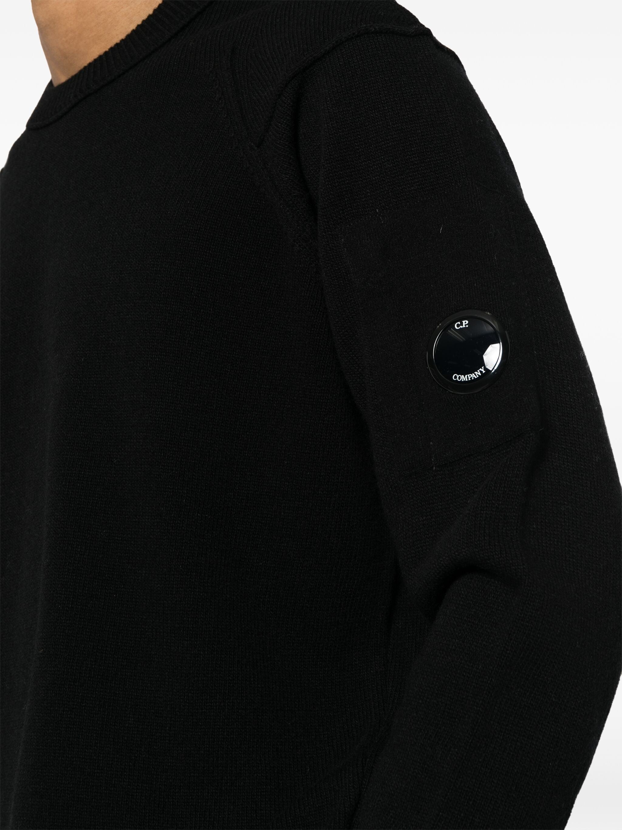 CP COMPANY LENS-APPLIQUÉ JUMPER