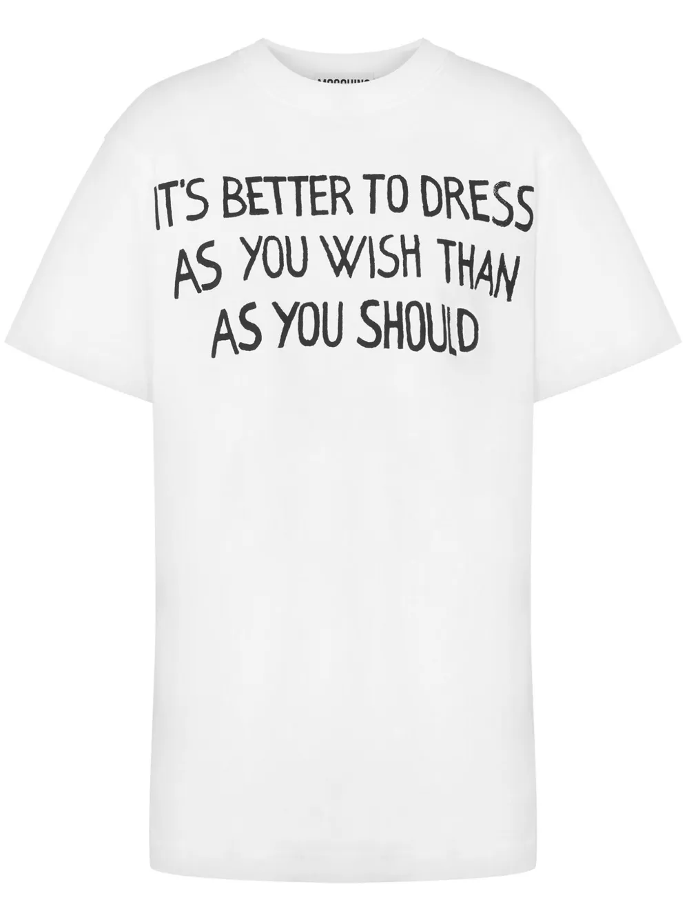 CAMISETA MOSCHINO SLOGAN