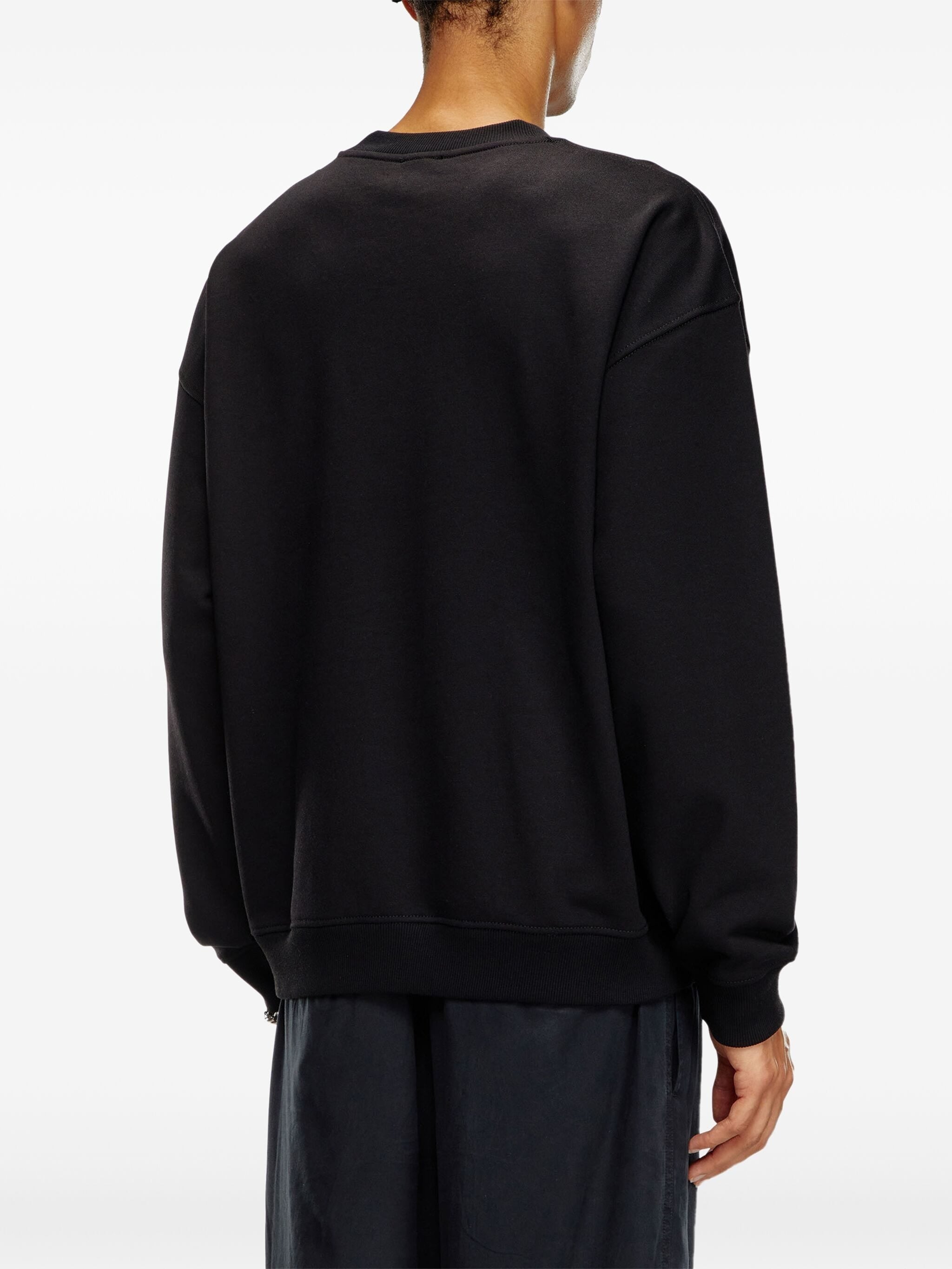 DIESEL LOGO CUT-OUT SWEATSHIRT