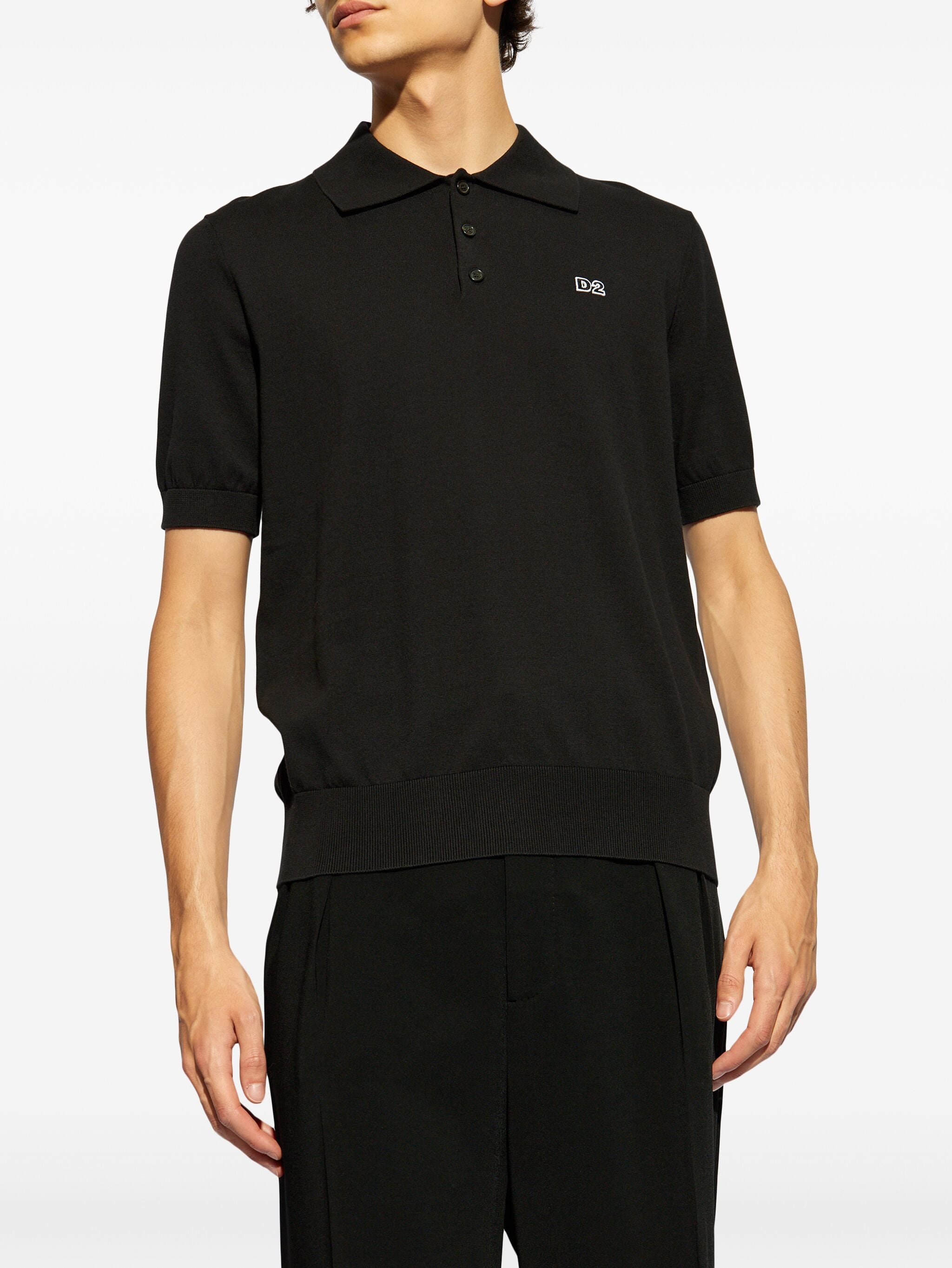 DSQUARED2 LOGO PATCH POLO SHIRT