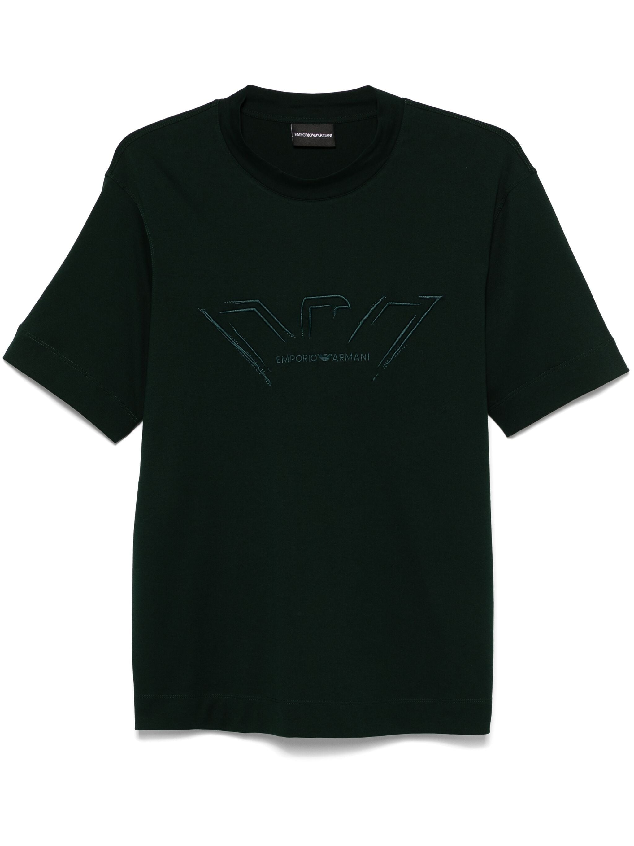 EMPORIO ARMANI LOGO-EMBROIDERED T-SHIRT