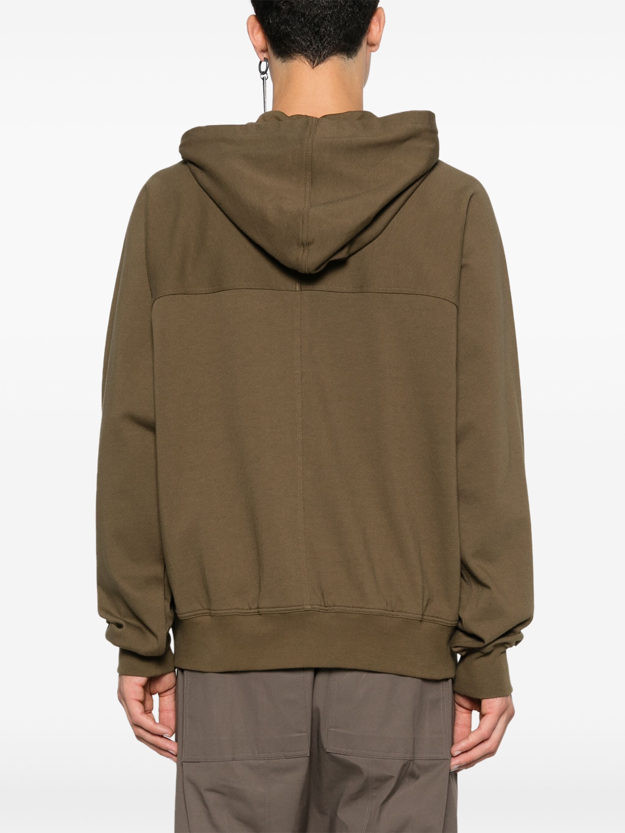 RICK OWENS WINDBREAKER JERSEY HOODIE