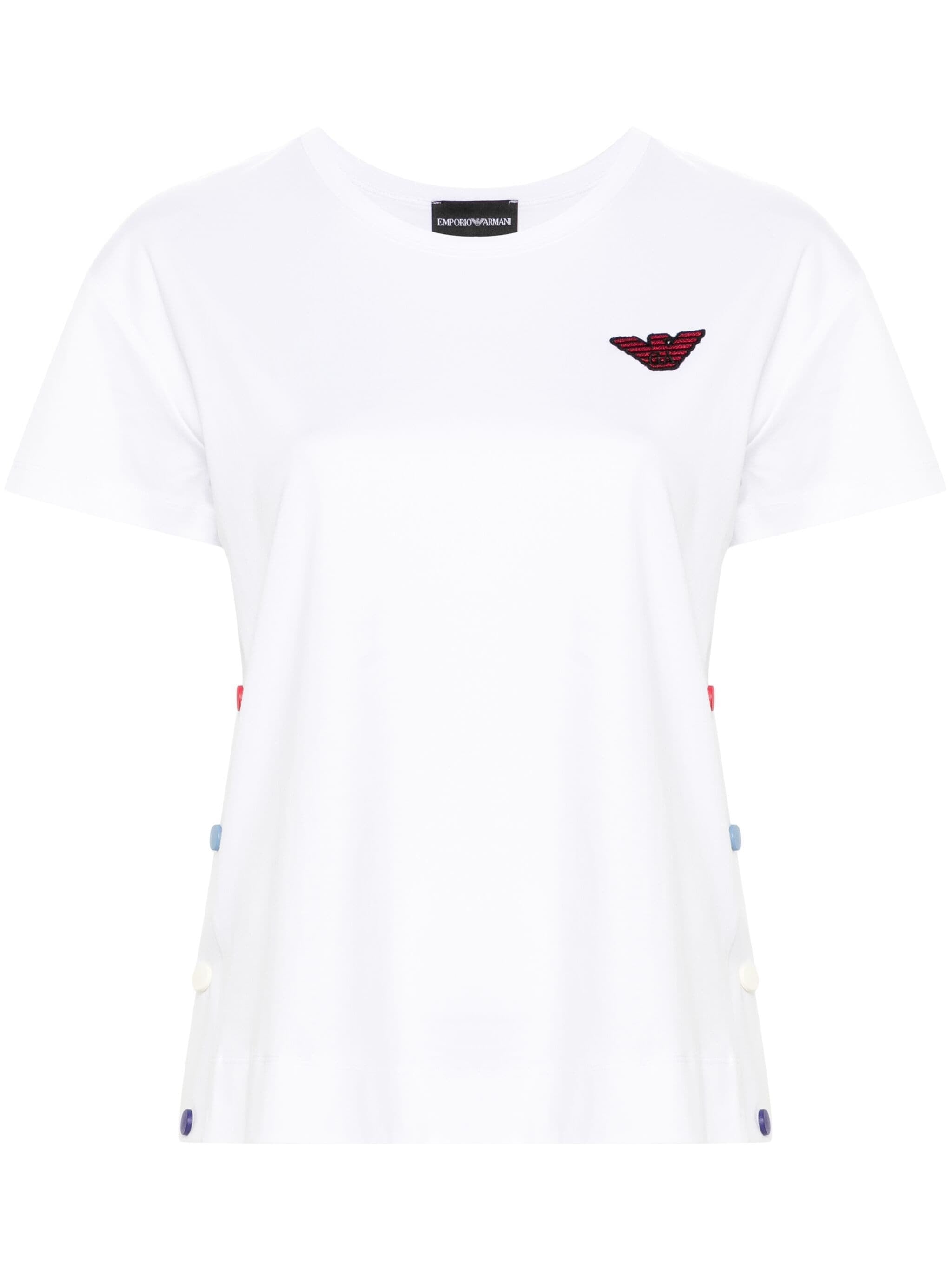 EMPORIO ARMANI LOGO-PATCH T-SHIRT