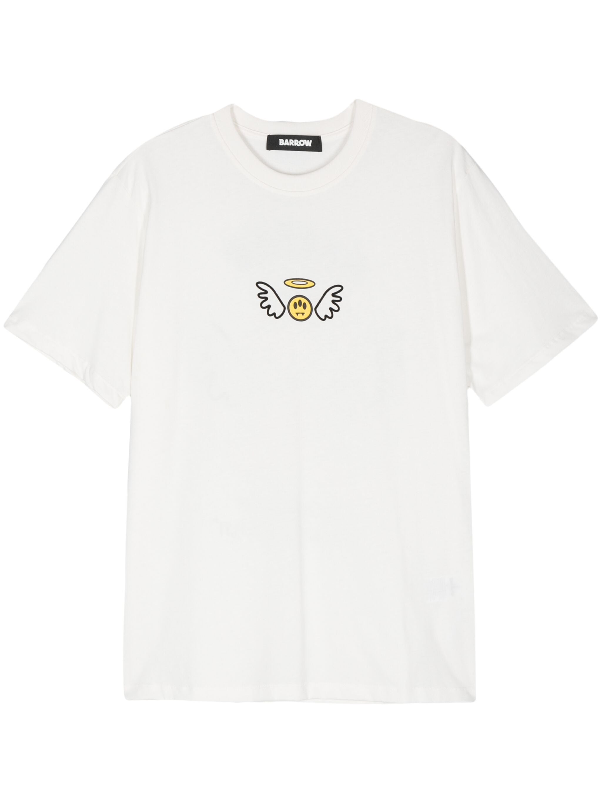 BARROW LOGO-FLOCKED T-SHIRT