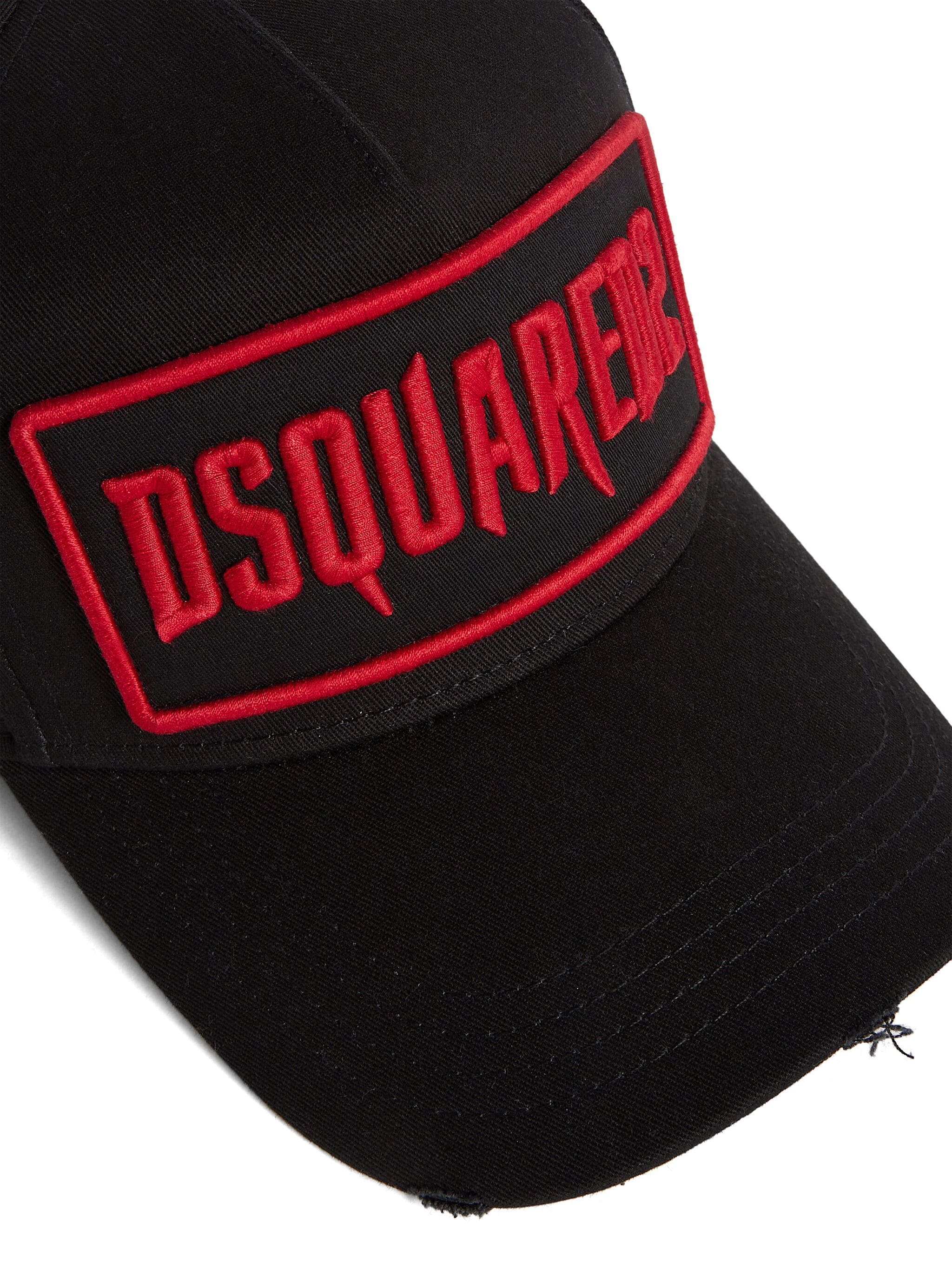 DSQUARED2 LOGO-EMBROIDERED BASEBALL CAP