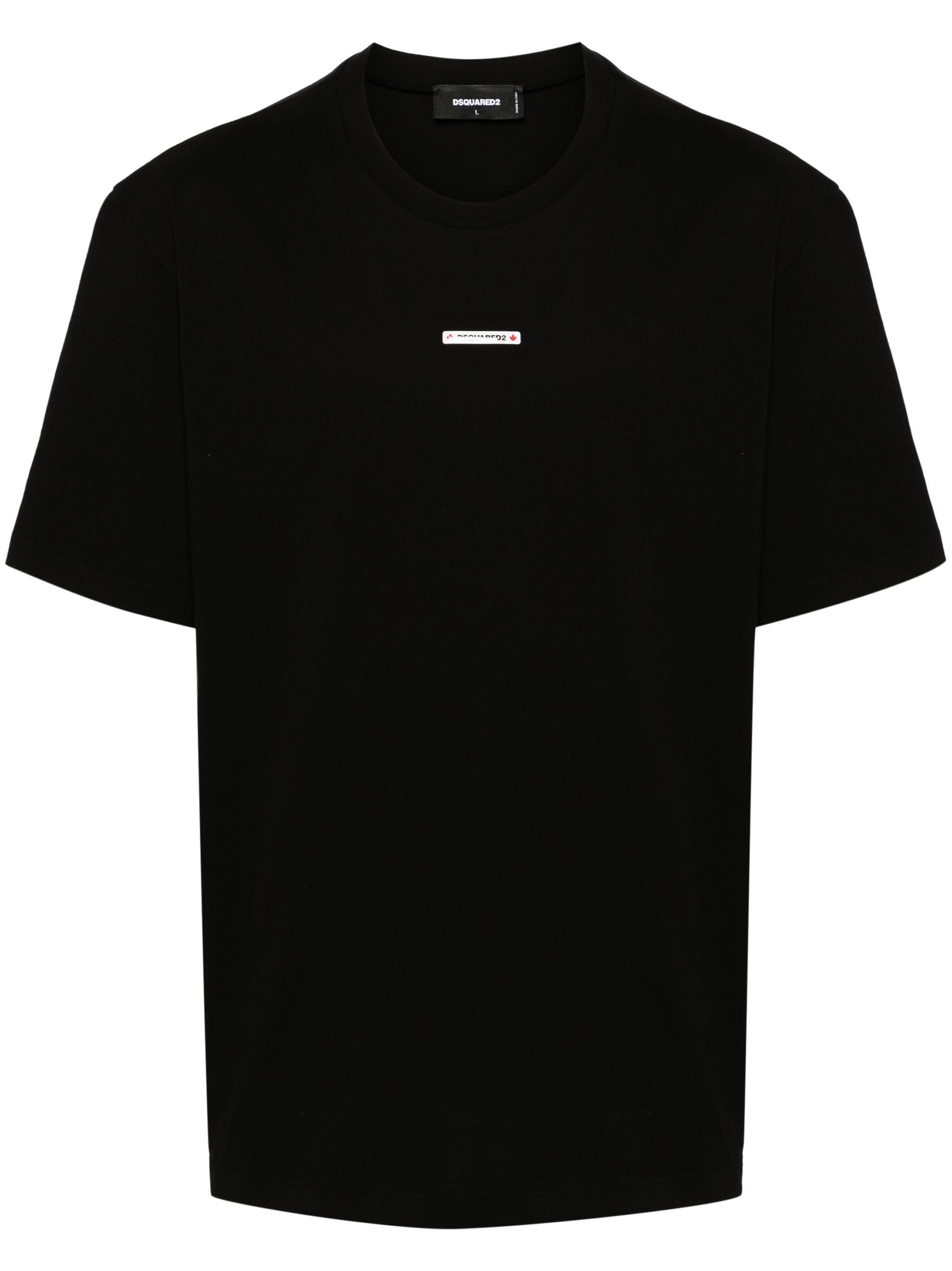 DSQUARED2 LOGO-PATCH COTTON T-SHIRT