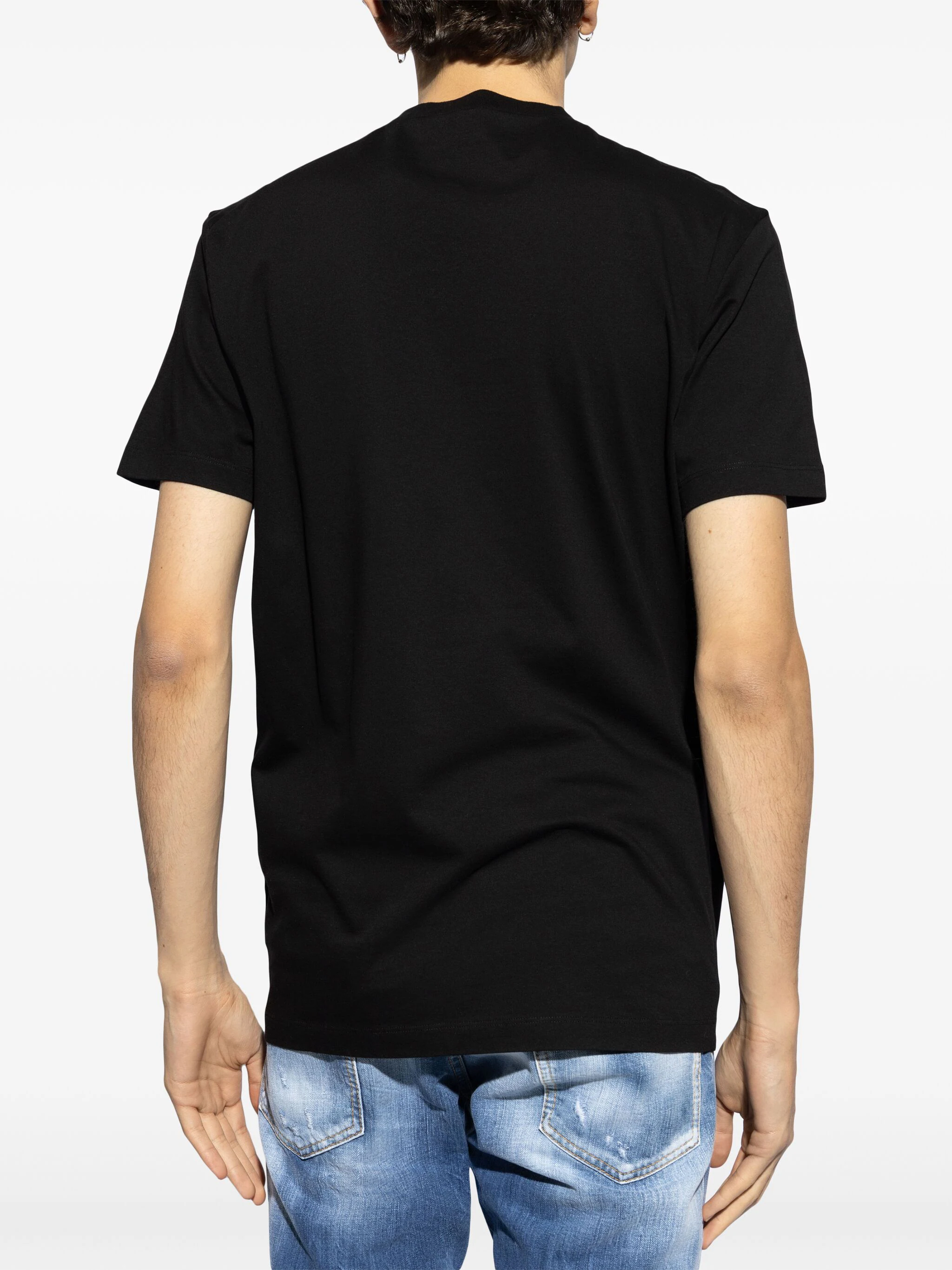 DSQUARED2 LOGO-PRINT COTTON T-SHIRT