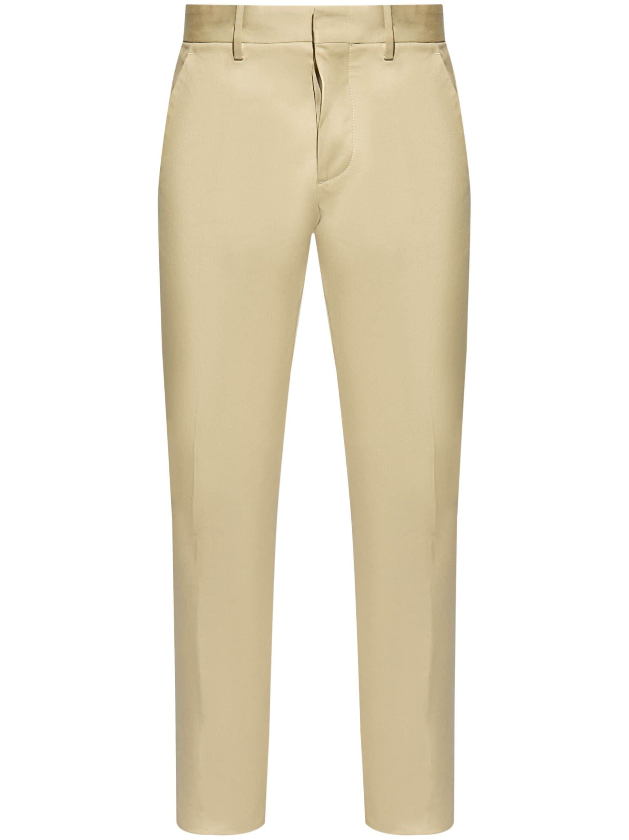 DSQUARED2 MID-RISE COTTON CHINOS