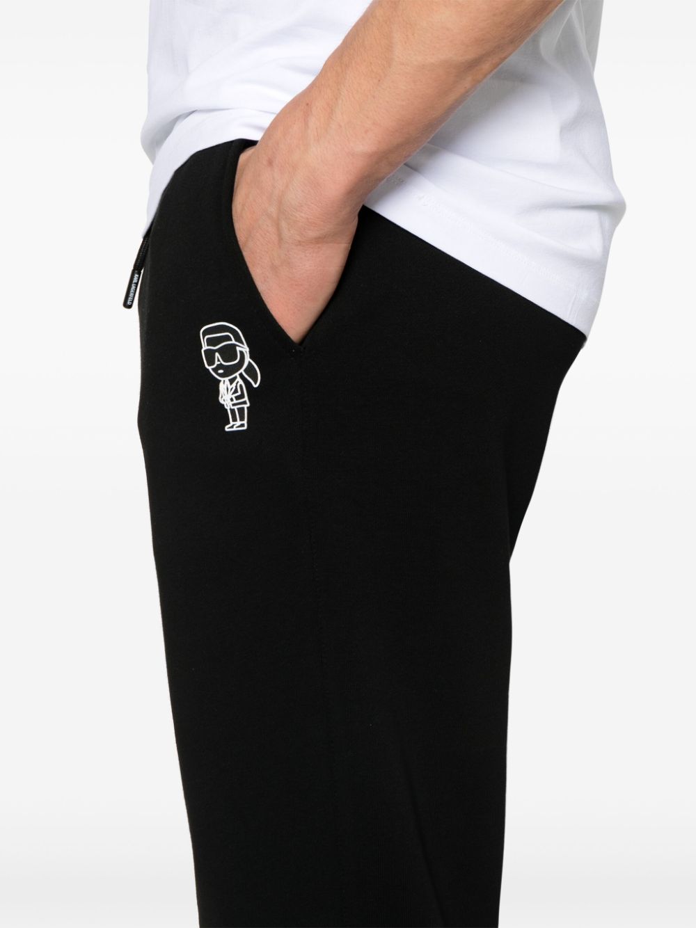 KARL LAGERFELD IKONIK KARL-MOTIF SWEATPANTS