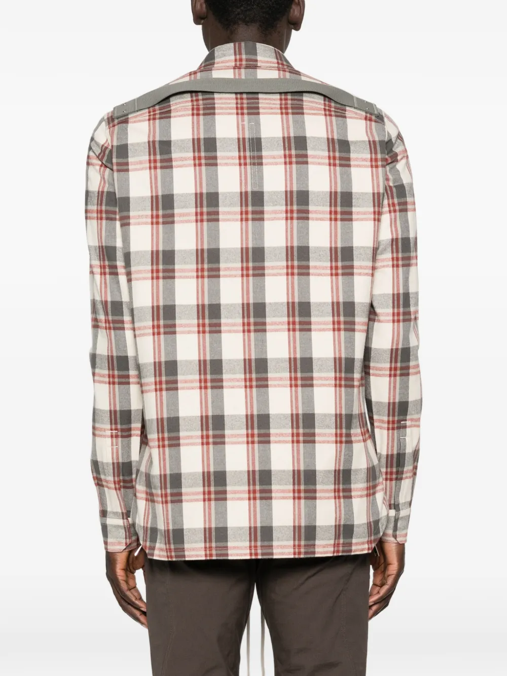 CAMISA RICK OWENS FLANELA