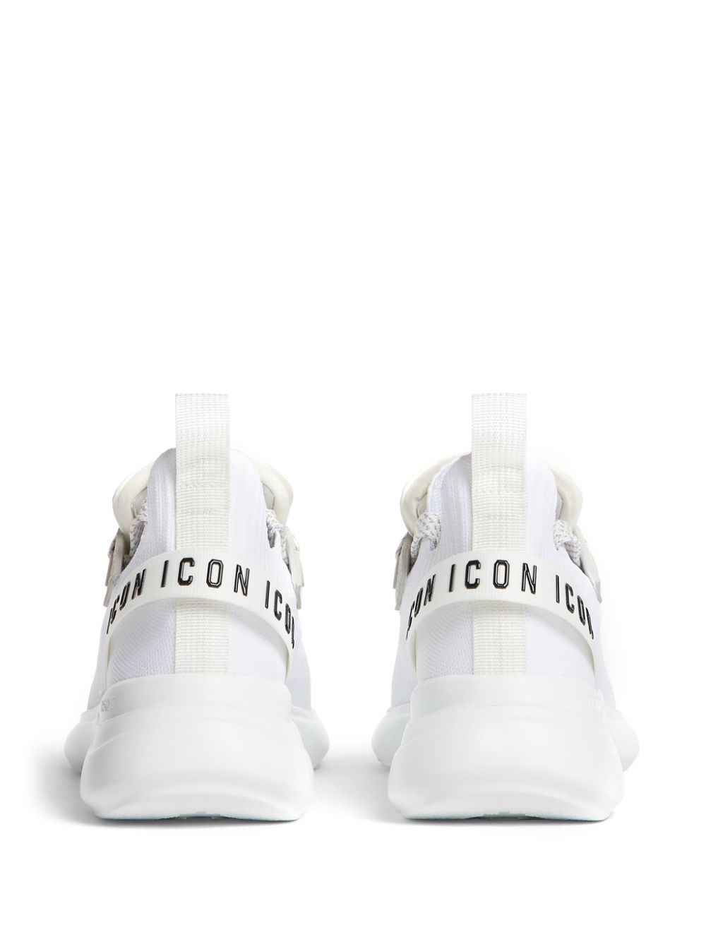 DSQUARED2 ICON-STRAP LOW-TOP SNEAKERS