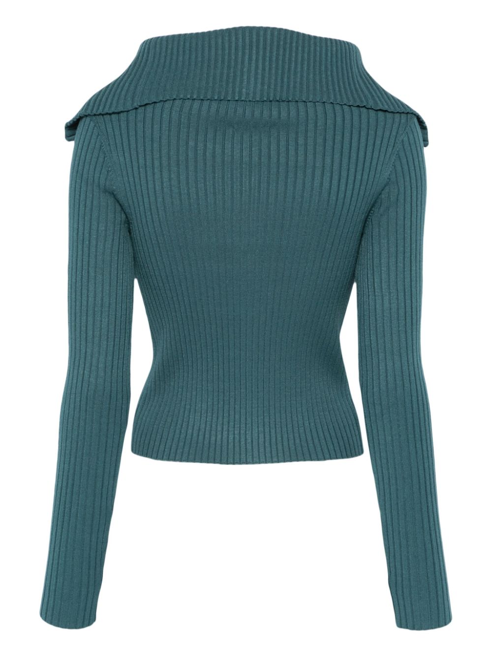 PATRIZIA PEPE RIBBED CARDIGAN