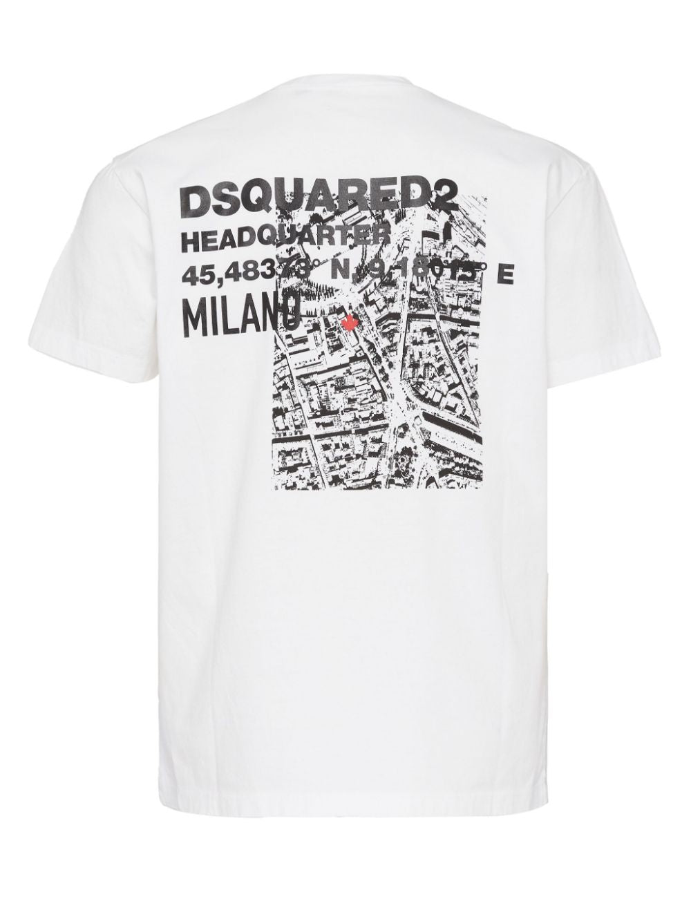 CAMISETA DSQUARED2 ESTAMPADO MAPAS