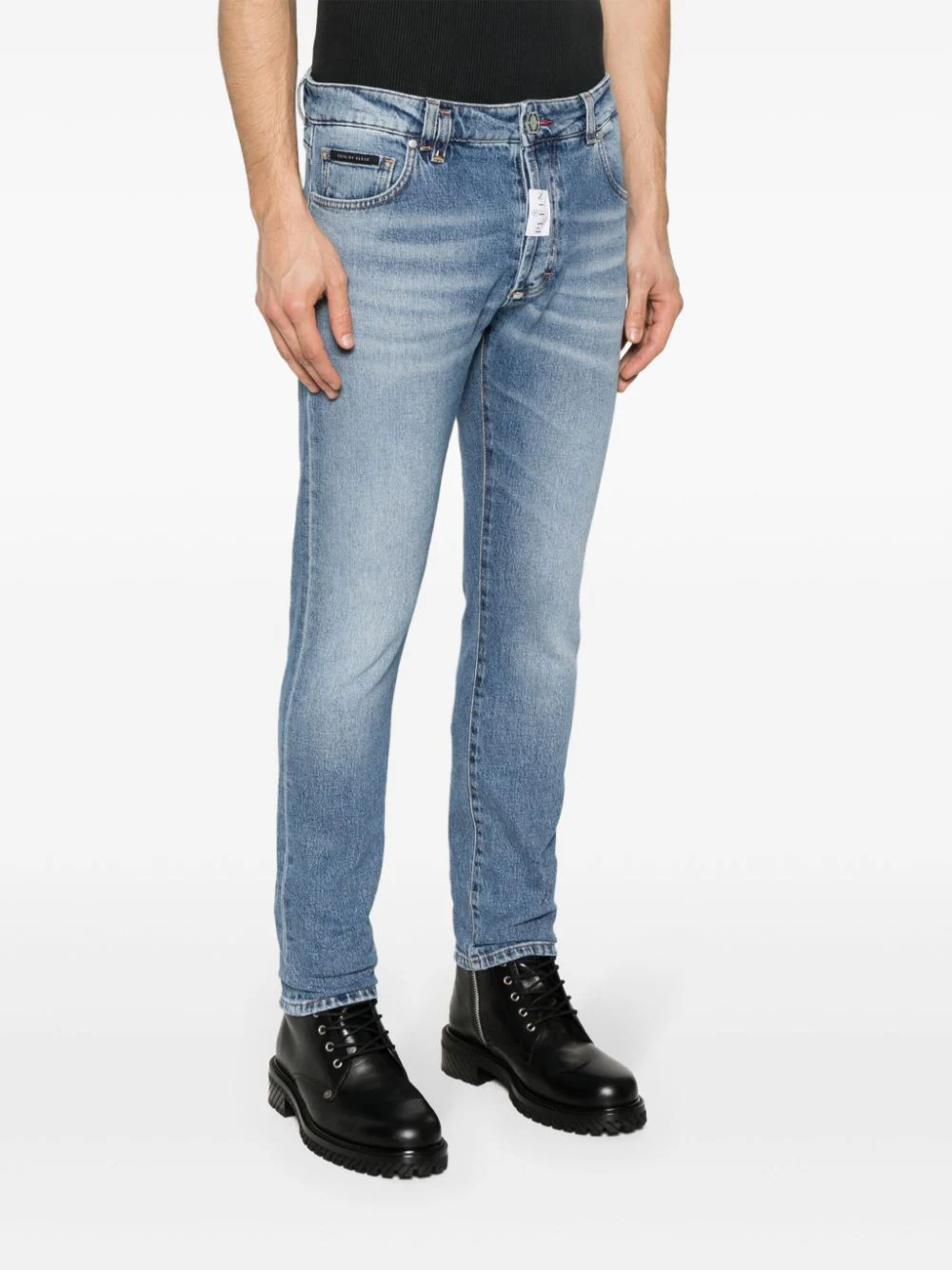 PHILIPP PLEIN MID-RISE SKINNY JEANS