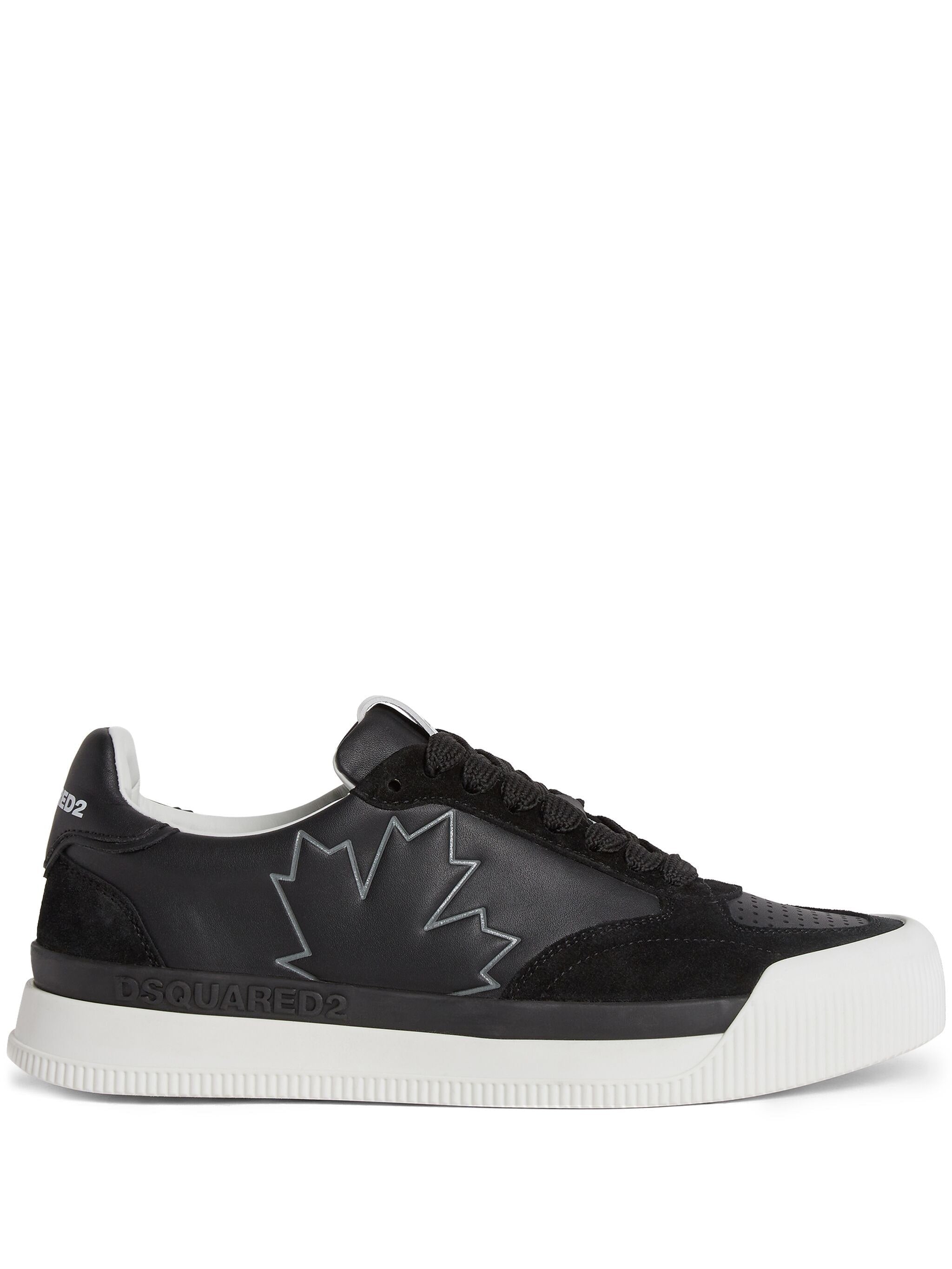 DSQUARED OGO-PRINT LOW-TOP SNEAKERS