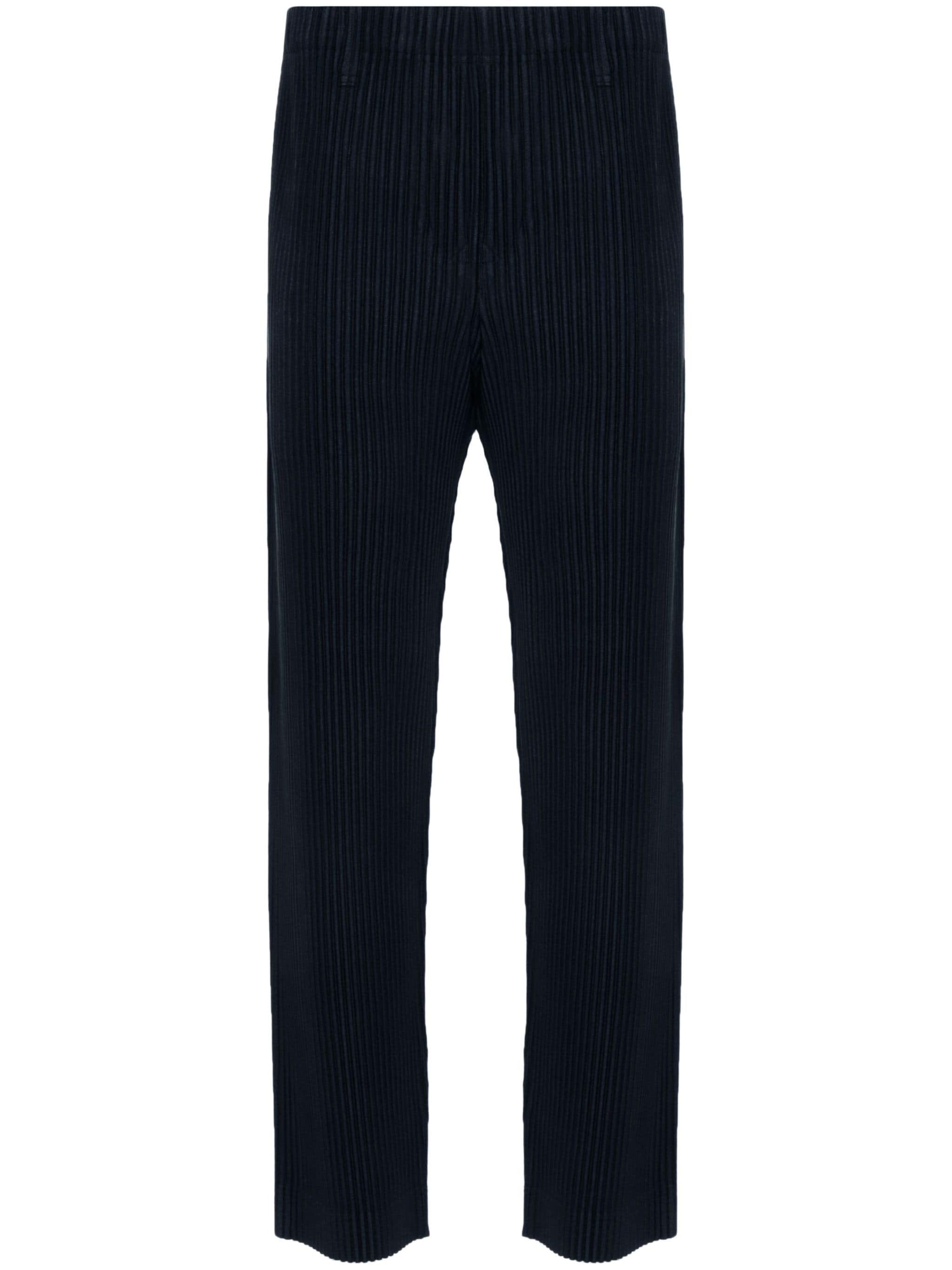 HOMME PLISSÉ ISSEY MIYAKE BASIC SLIM-FIT TROUSERS