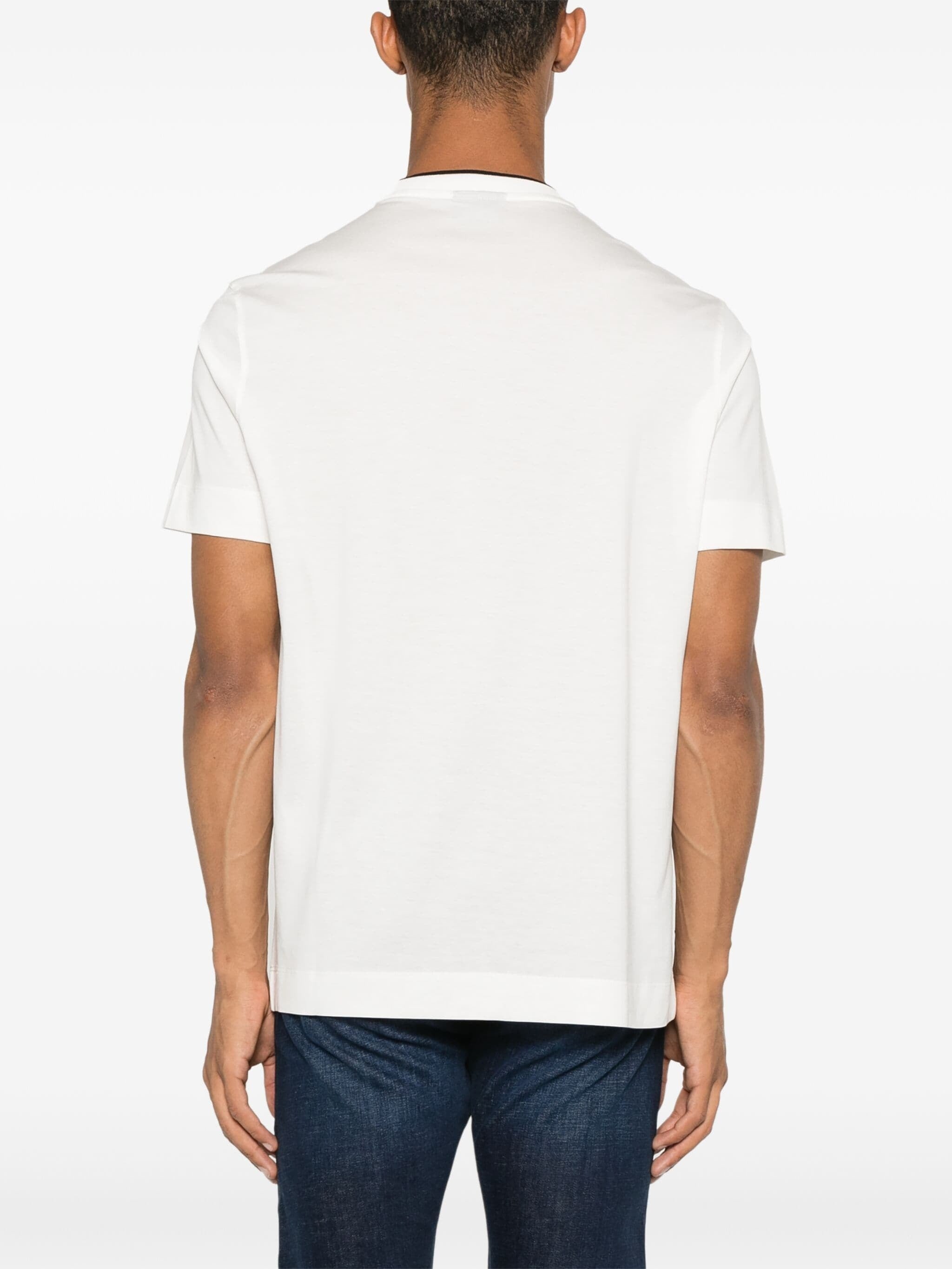 EMPORIO ARMANI LOGO-PATCH T-SHIRT