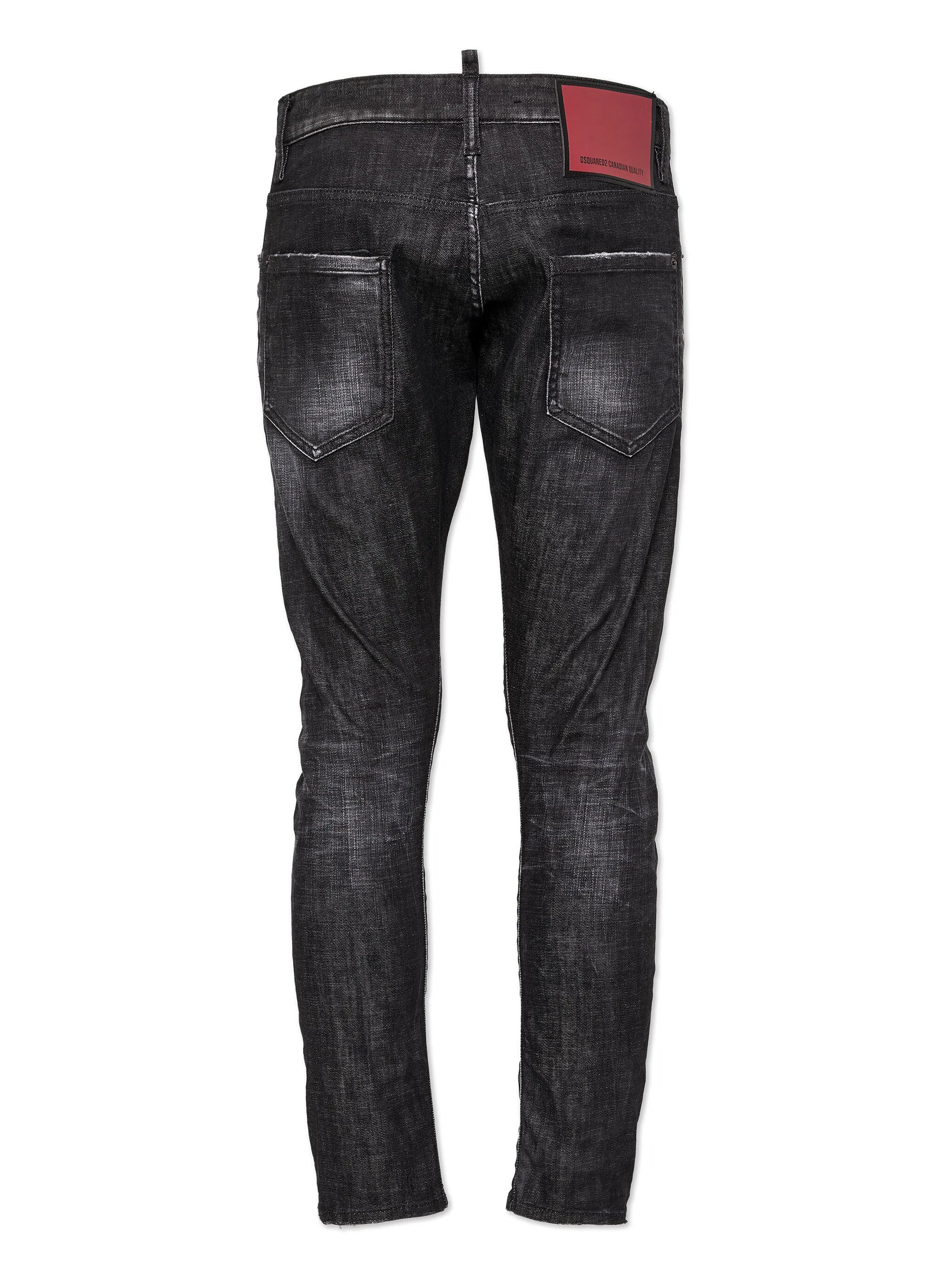 DSQUARED2 DISTRESSED-EFFECT SLIM-FIT JEANS