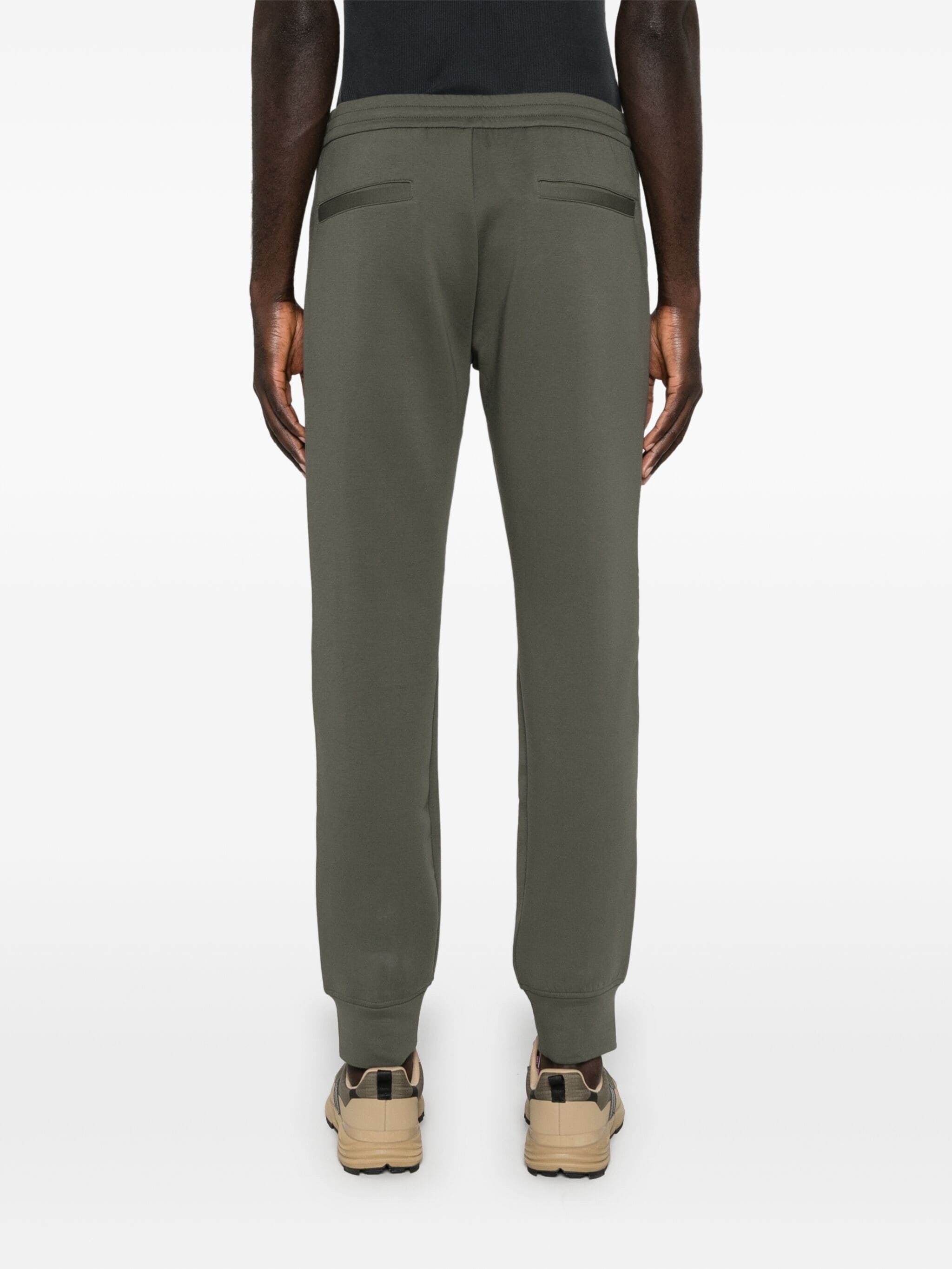 EMPORIO ARMANI LOGO-TRIM SWEATPANTS