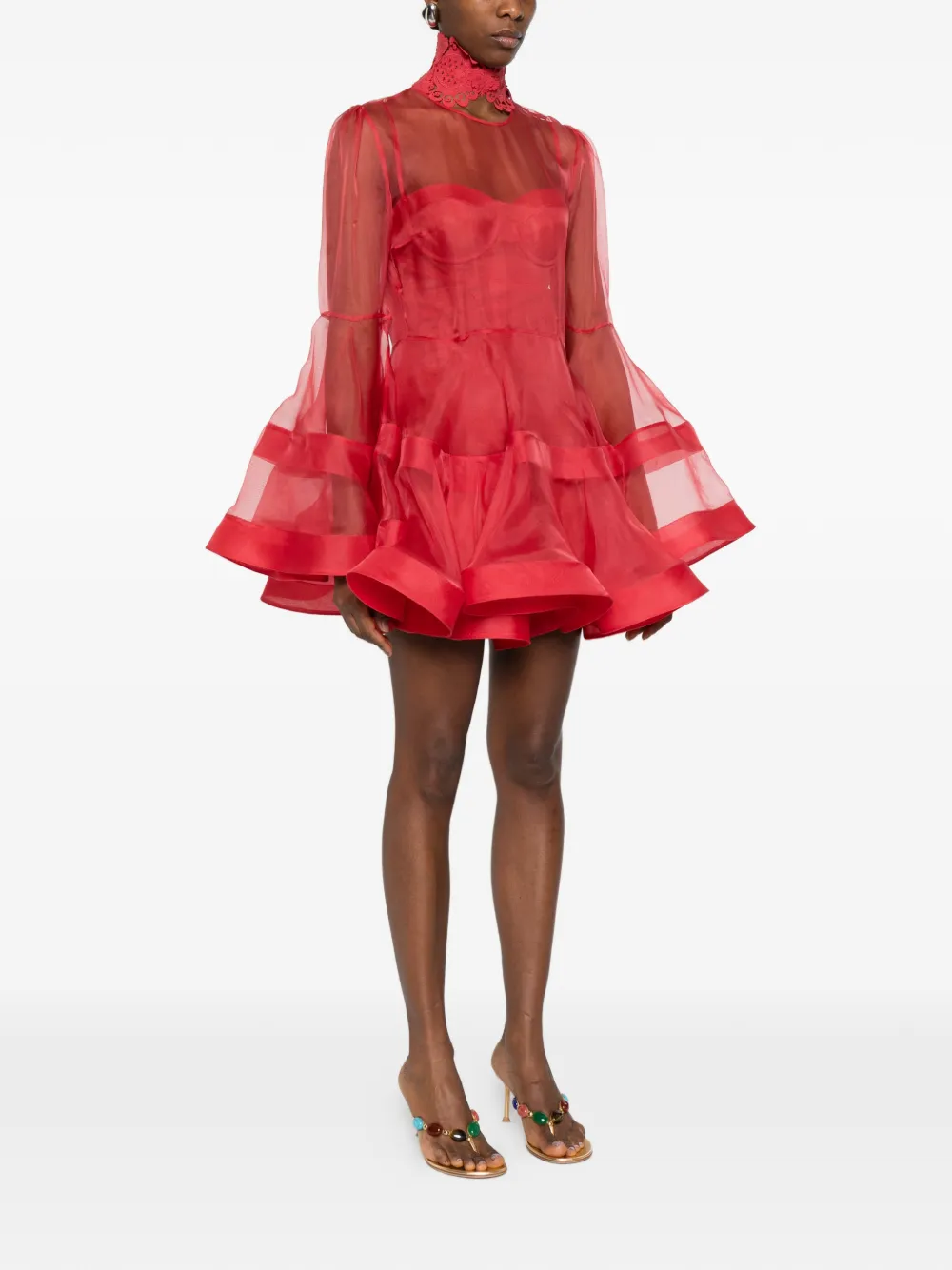 VESTIDO ZIMMERMANN REBELLION LANTERN