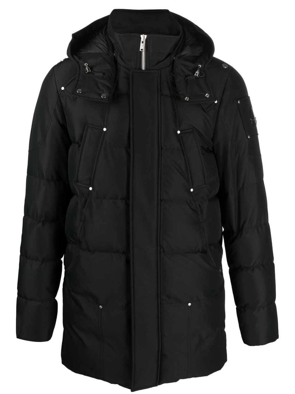 MOOSE KNUCLES DETACHABLE-HOOD PADDED COAT