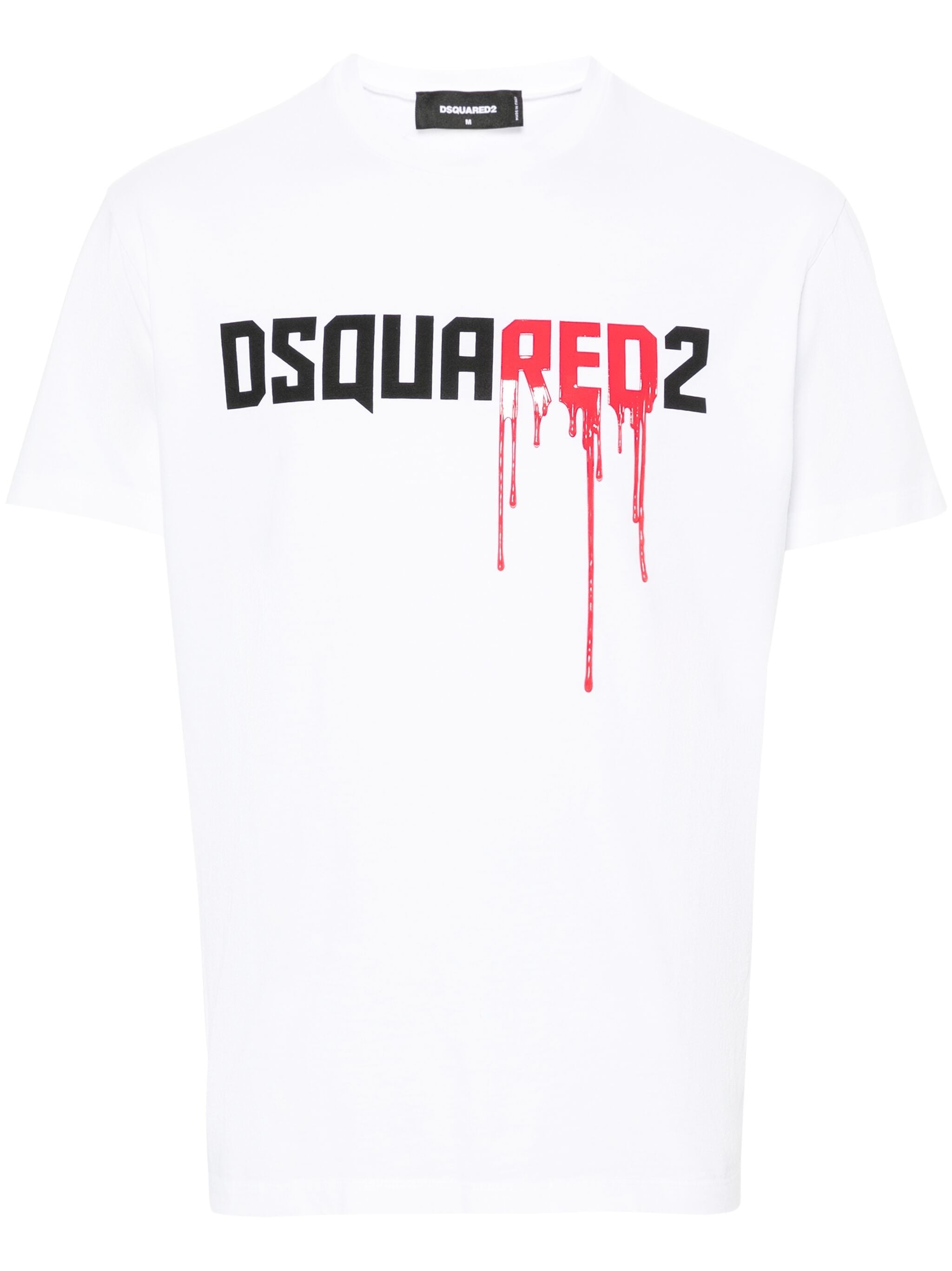 DSQUARED2 LOGO-PRINT COTTON T-SHIRT