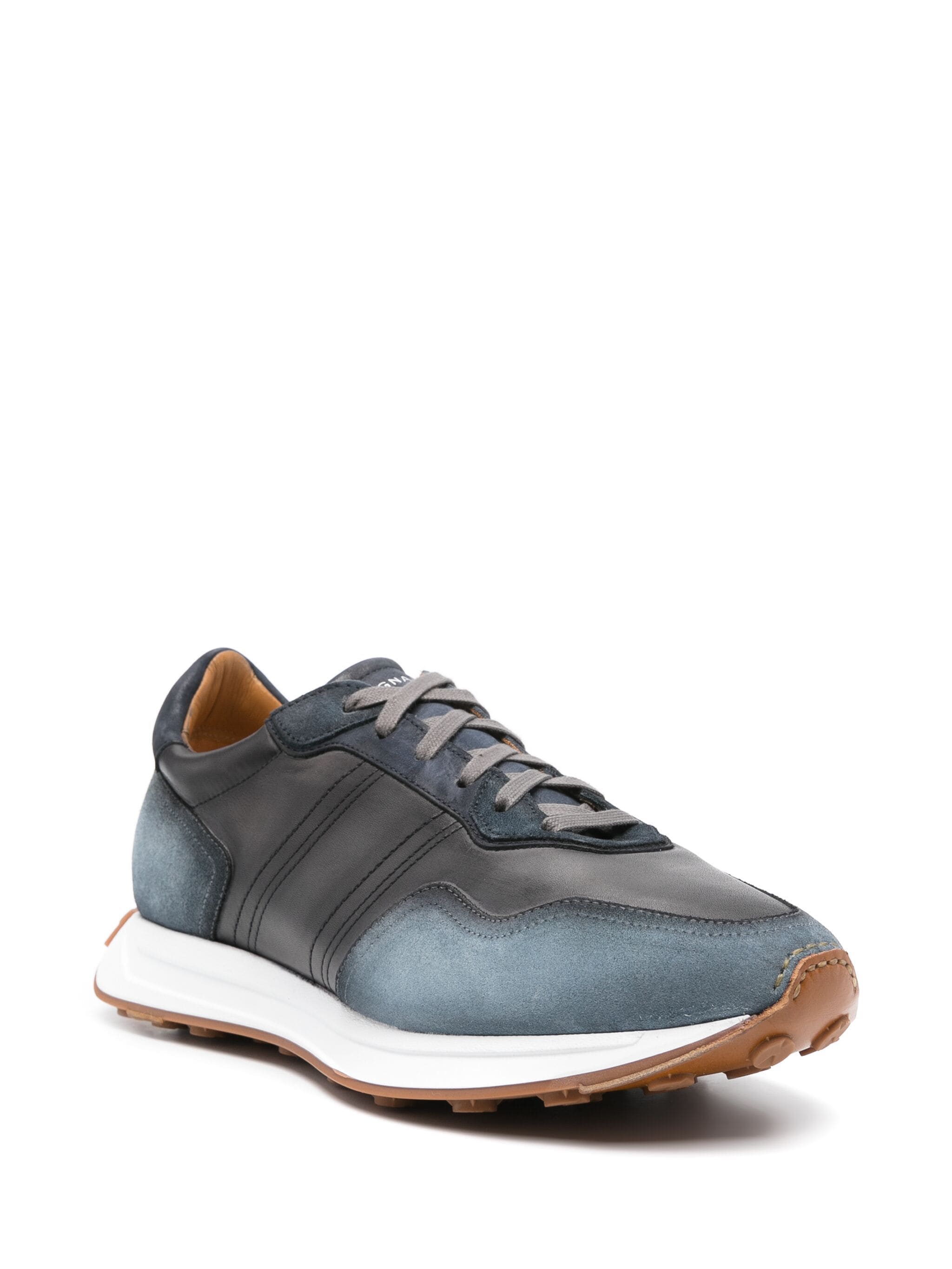 MAGNANNI ROMERO II LEATHER SNEAKERS