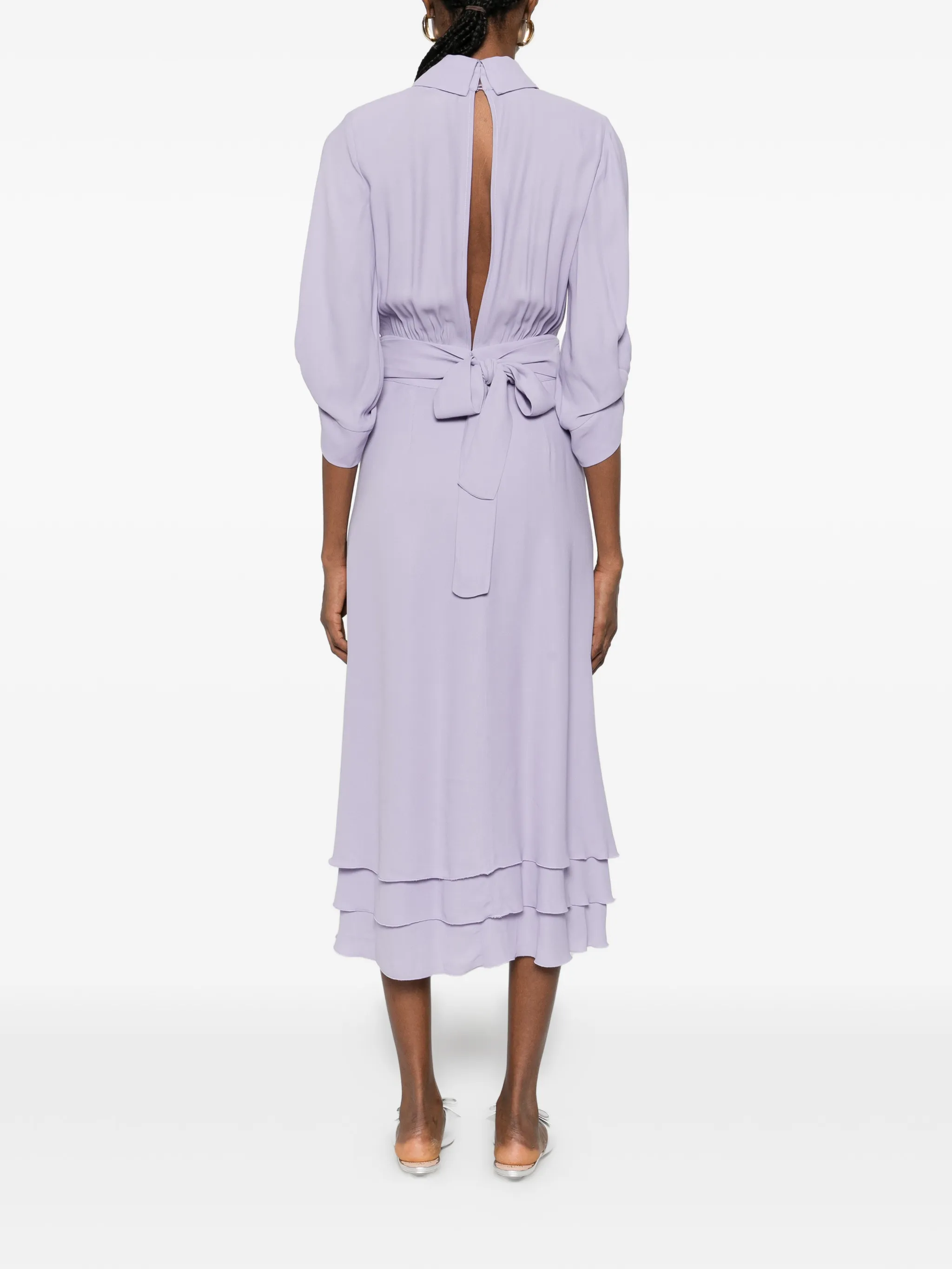 VESTIDO ELISABETTA FRANCHI CON CINTURÓN