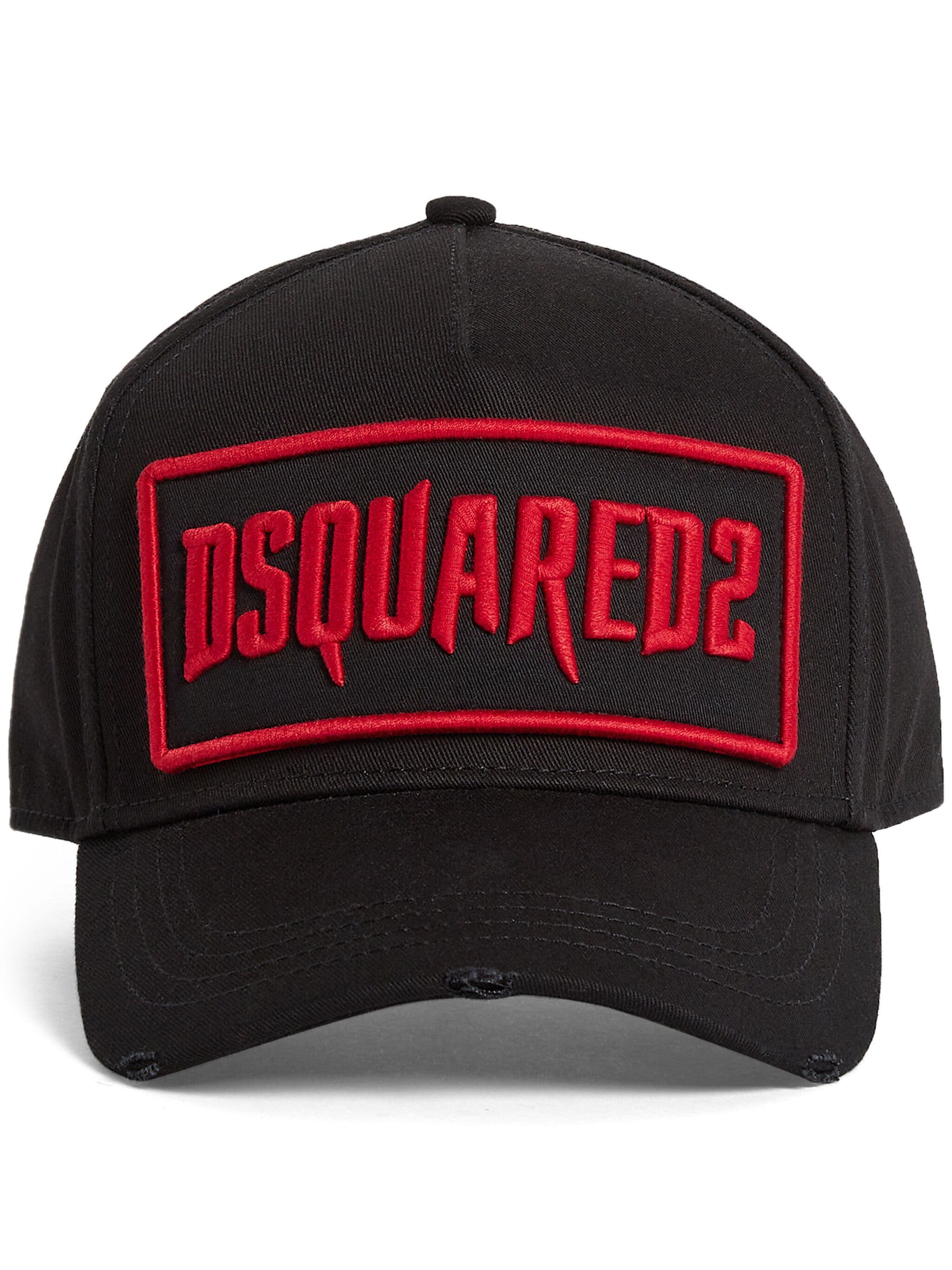 DSQUARED2 LOGO-EMBROIDERED BASEBALL CAP