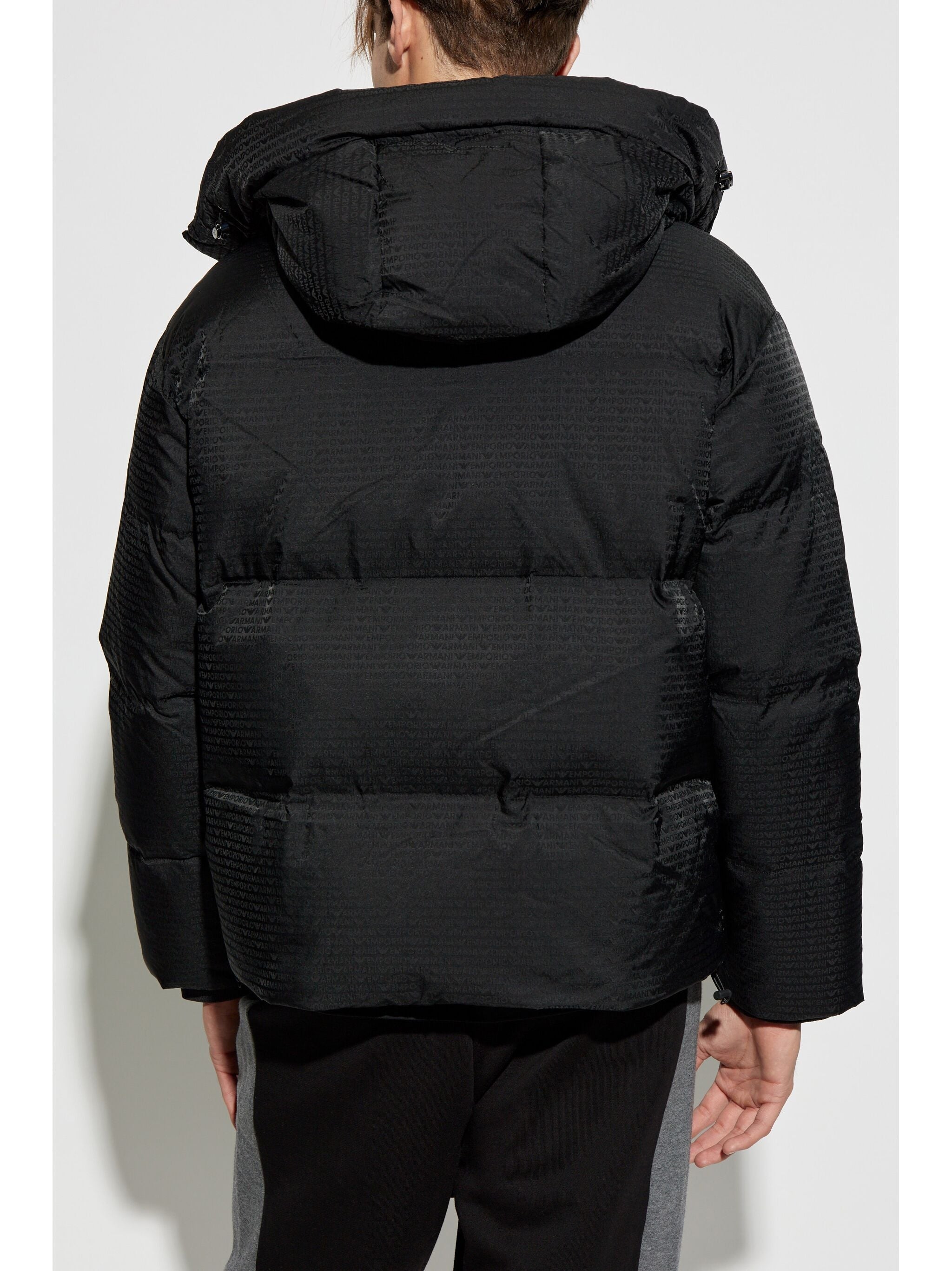 EMPORIO ARMANI MONOGRAM PADDED JACKET