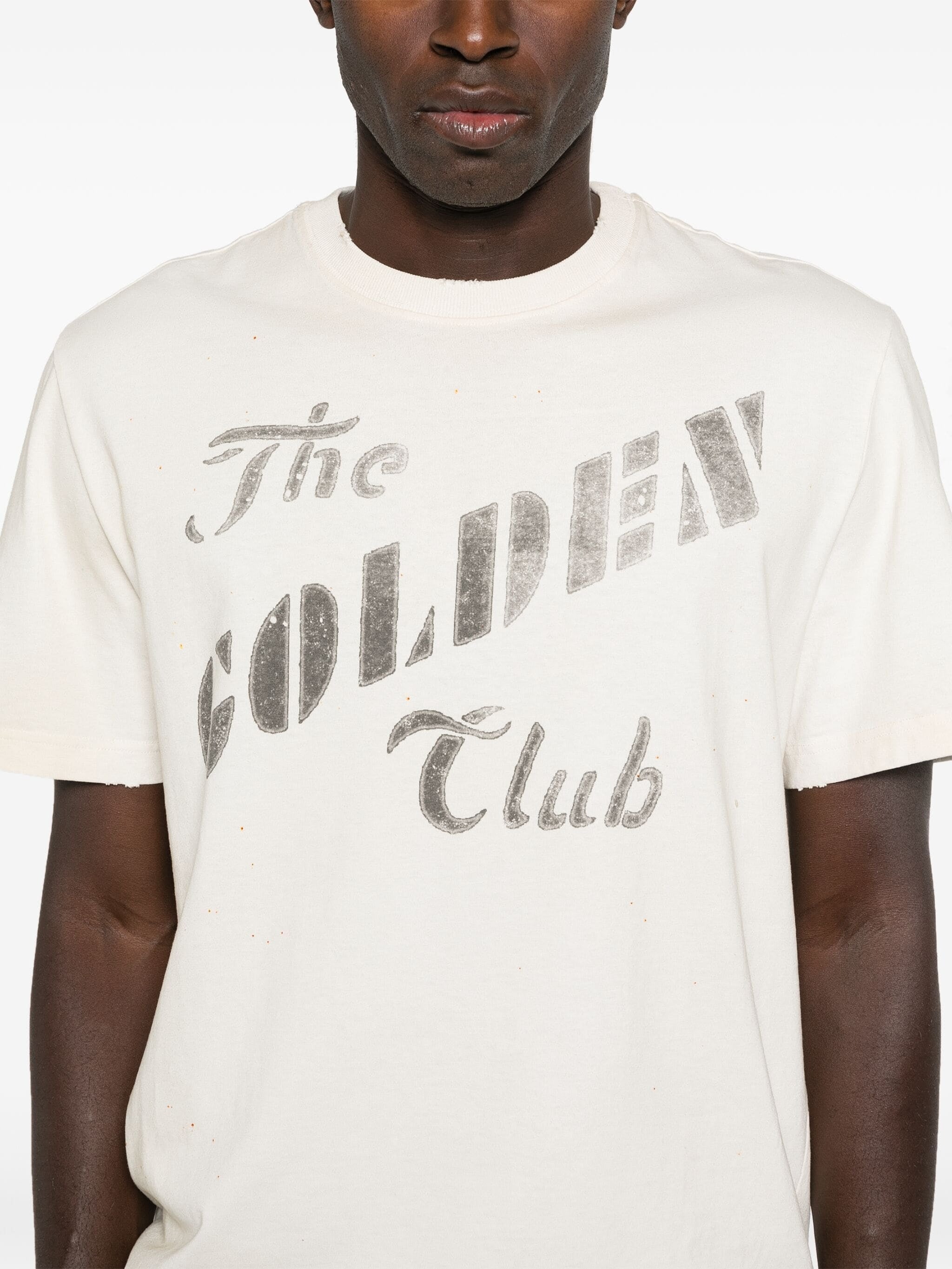 GOLDEN GOOSE PRINTED COTTON T-SHIRT