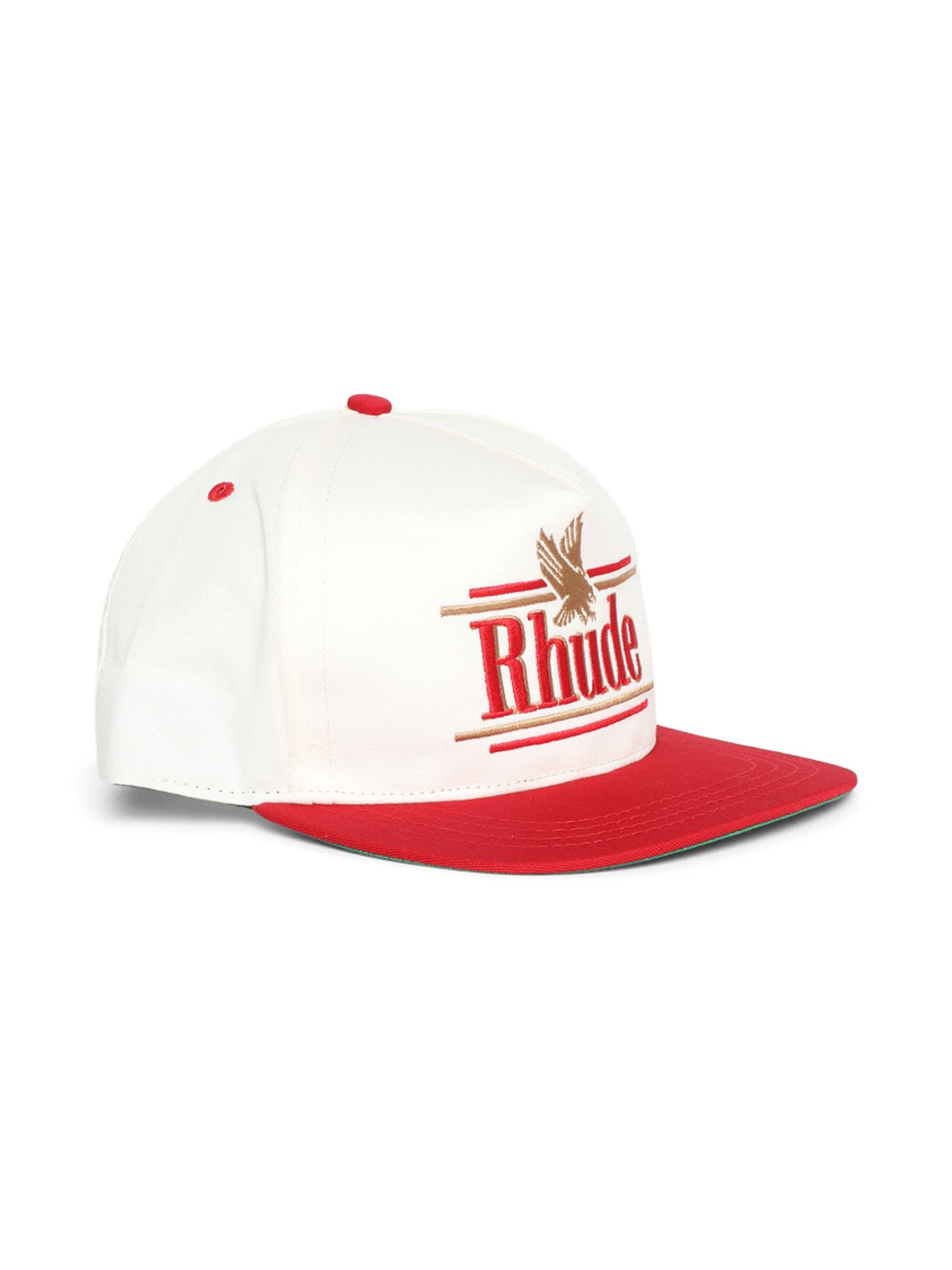 RHUDE ROSSA CAP WITH EMBROIDERED LOGO