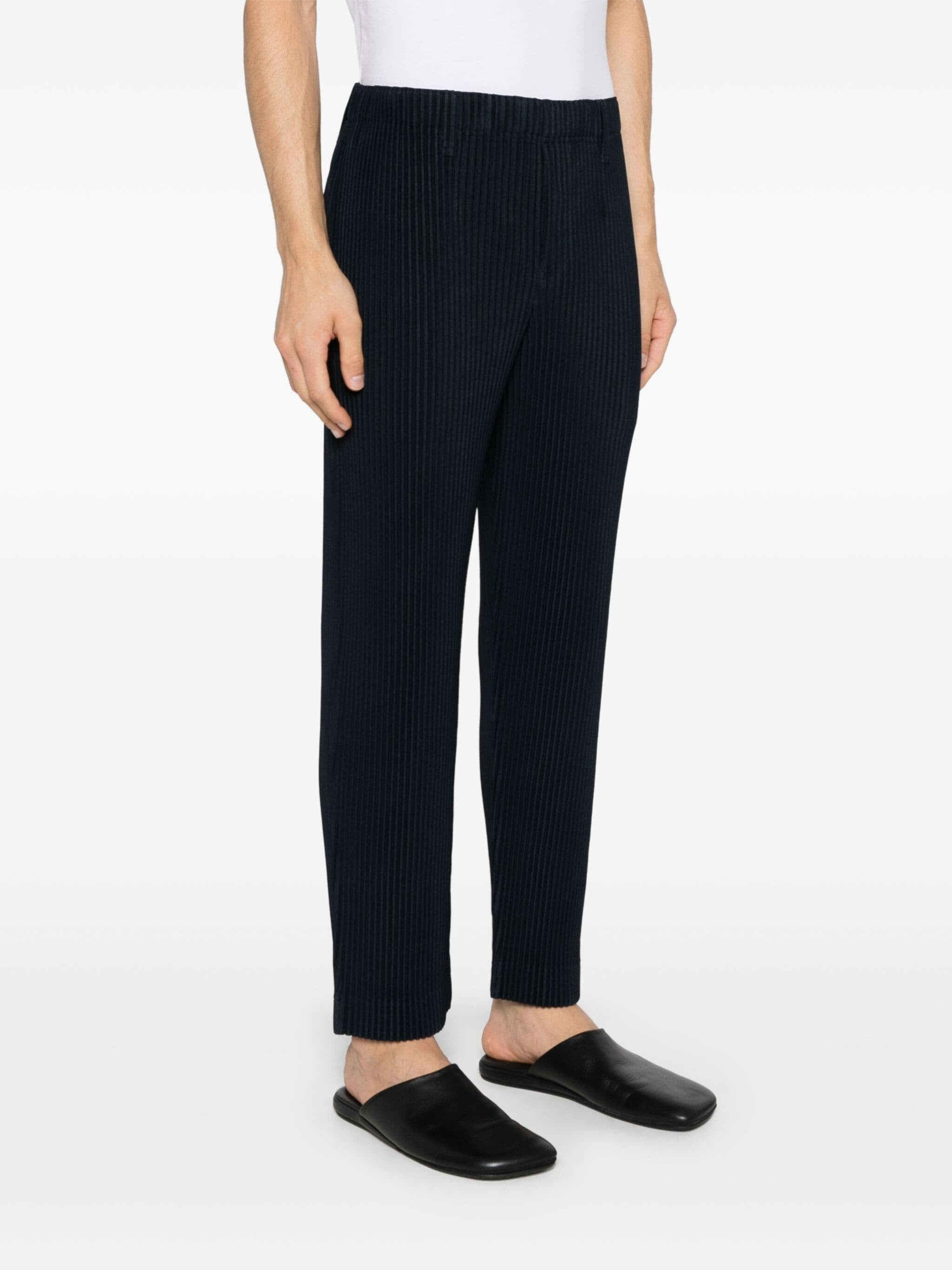 HOMME PLISSÉ ISSEY MIYAKE BASIC SLIM-FIT TROUSERS