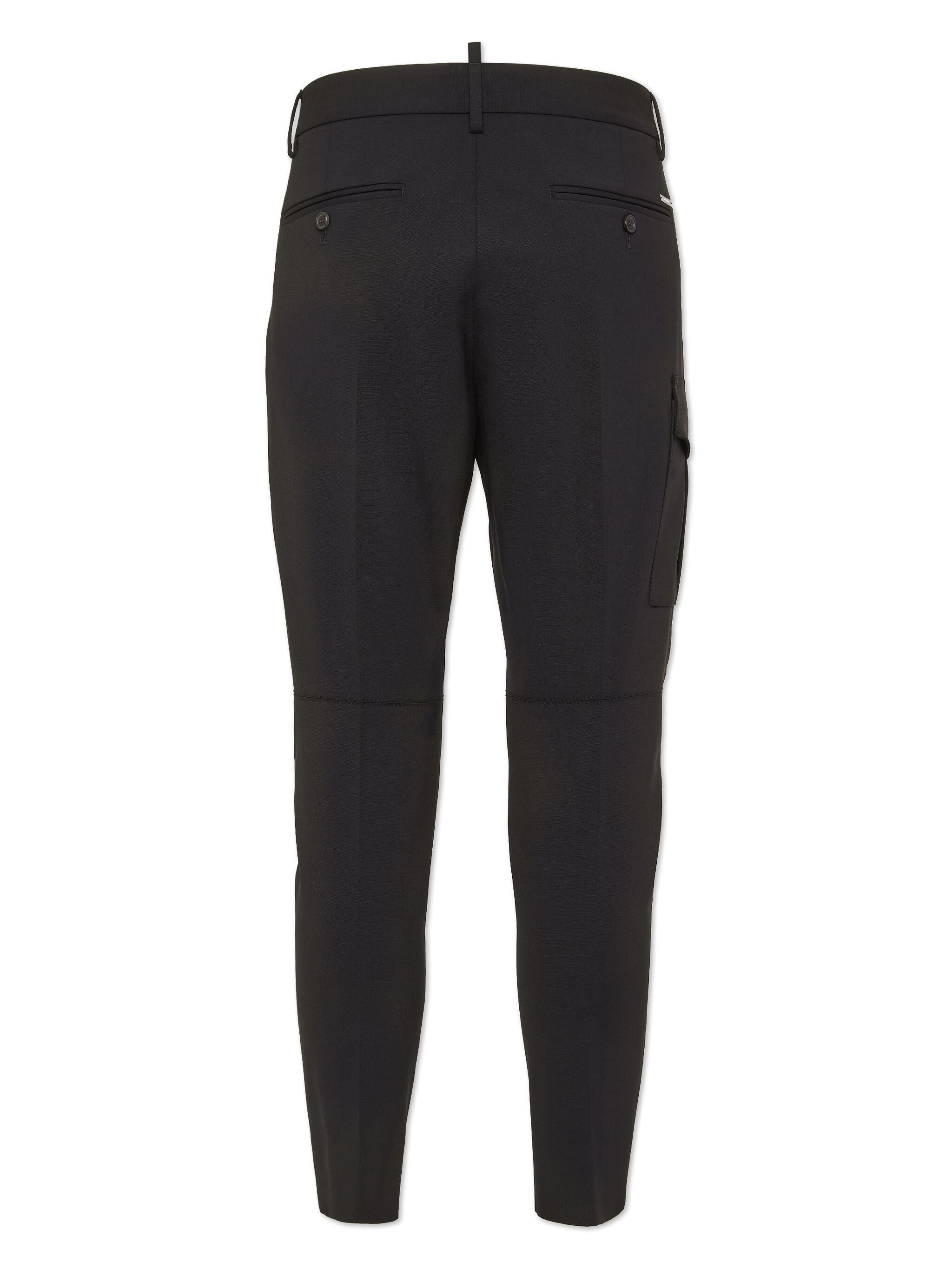 DSQUARED2 TAPERED COTTON CARGO TROUSERS