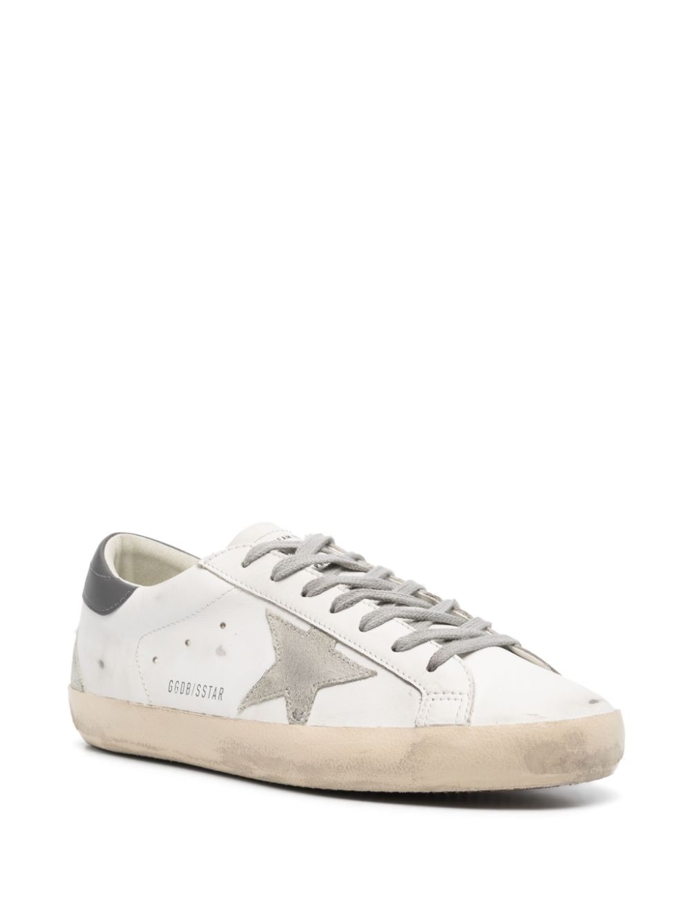 GOLDEN GOOSE SUPER-STAR DISTRESSED SNEAKERS